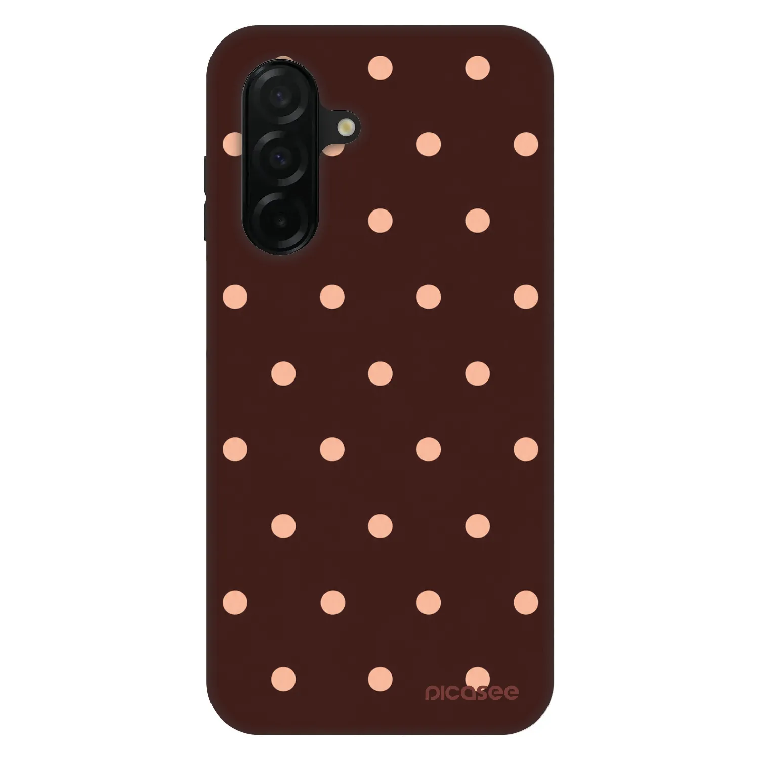 Picasee Fashion Case για Samsung Galaxy A26 5G A266B - Peach Dots & Chocolate