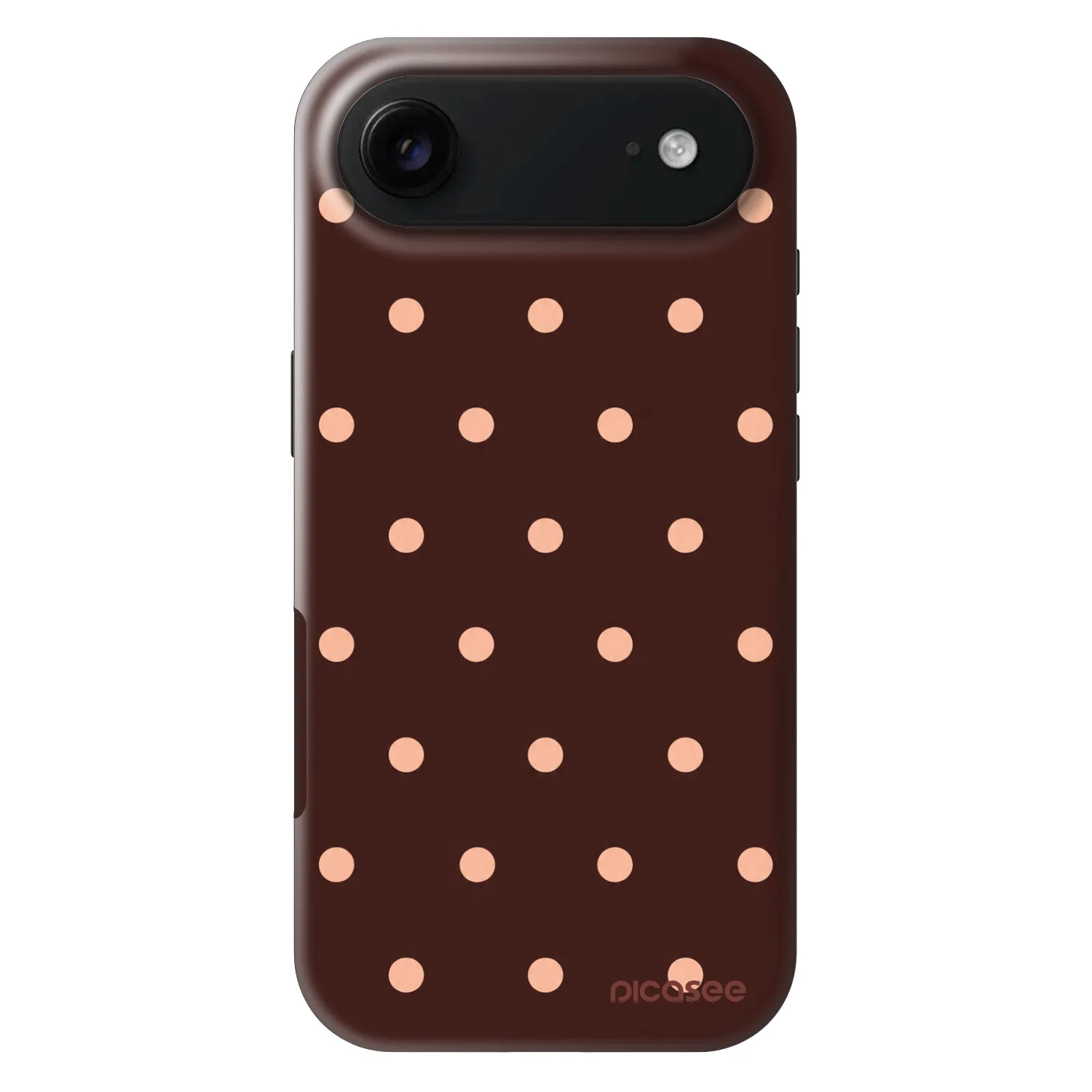 Picasee Fashion Case MagSafe για Apple iPhone Air - Peach Dots & Chocolate
