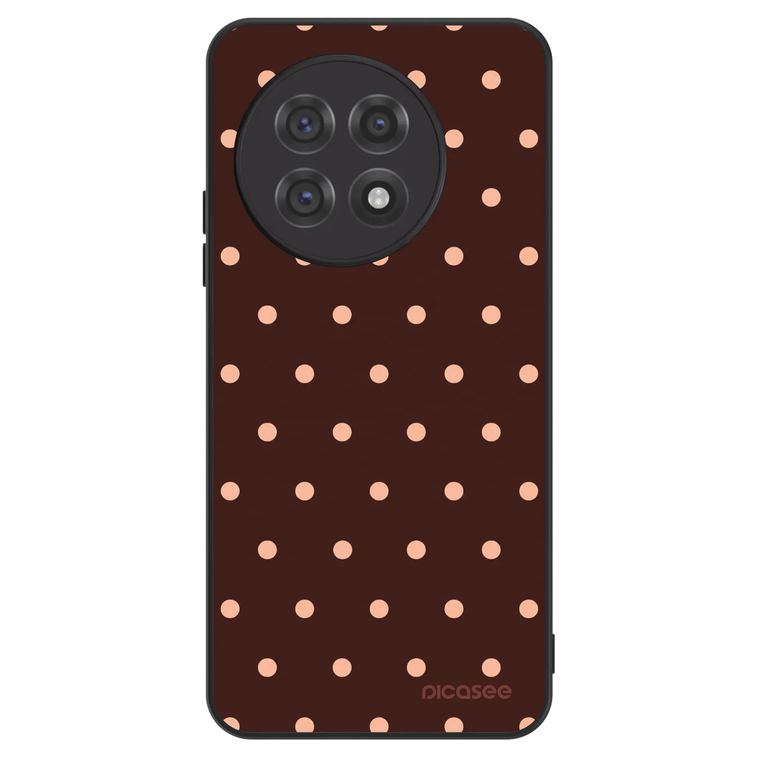Picasee ULTIMATE CASE για OnePlus 13R 5G - Peach Dots & Chocolate