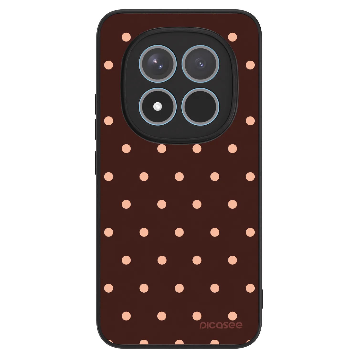 Picasee ULTIMATE CASE για Xiaomi Redmi Note 15 Pro+ - Peach Dots & Chocolate
