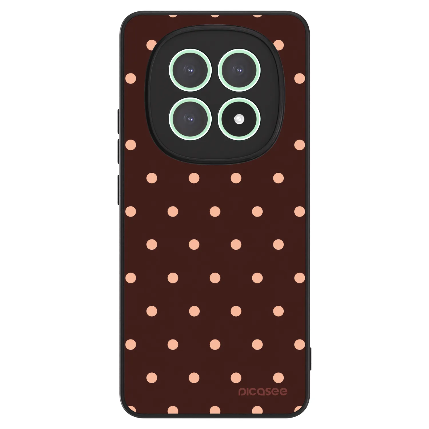 Picasee ULTIMATE CASE για Xiaomi Redmi Note 15 4G - Peach Dots & Chocolate