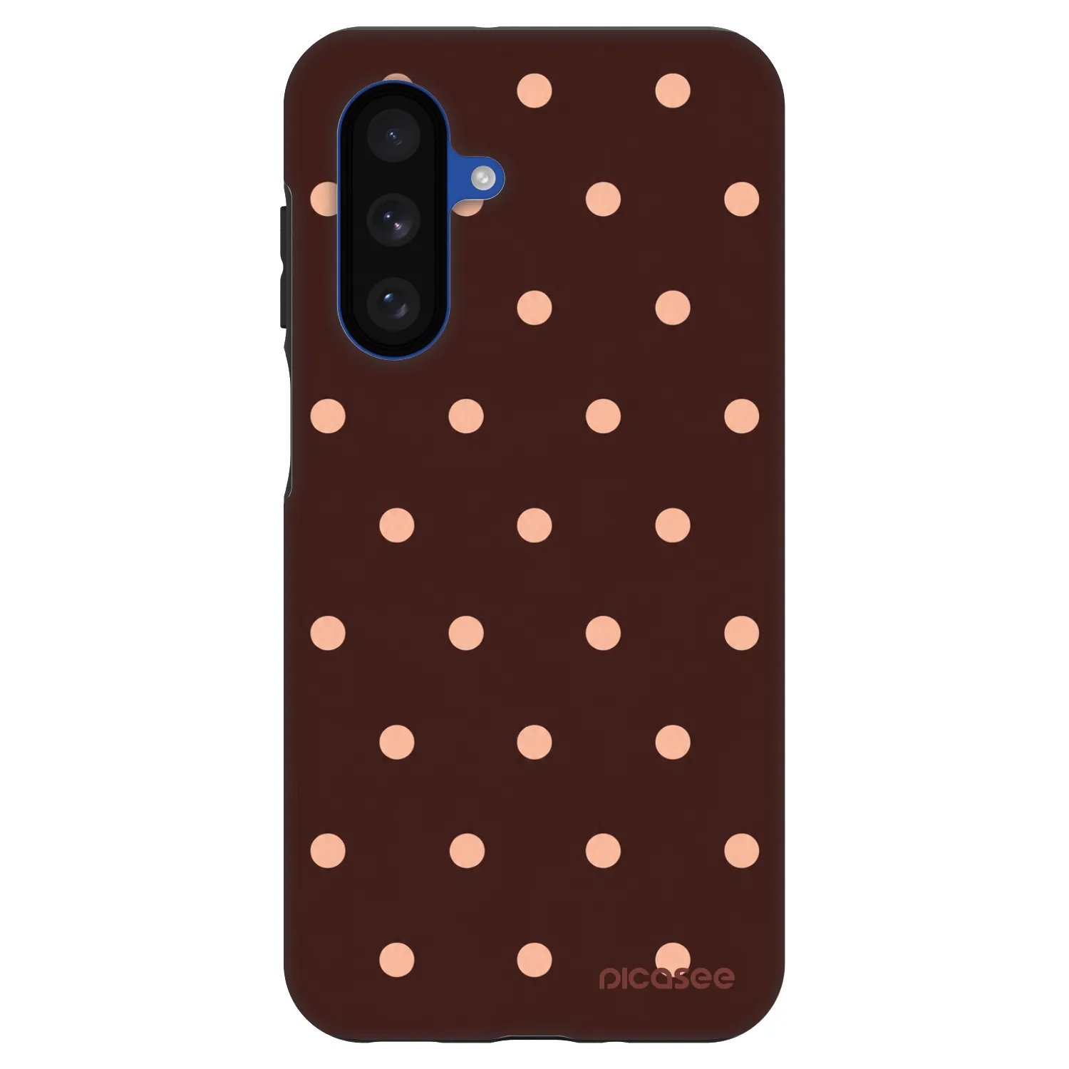 Picasee Fashion Case για Samsung Galaxy A17 5G - Peach Dots & Chocolate