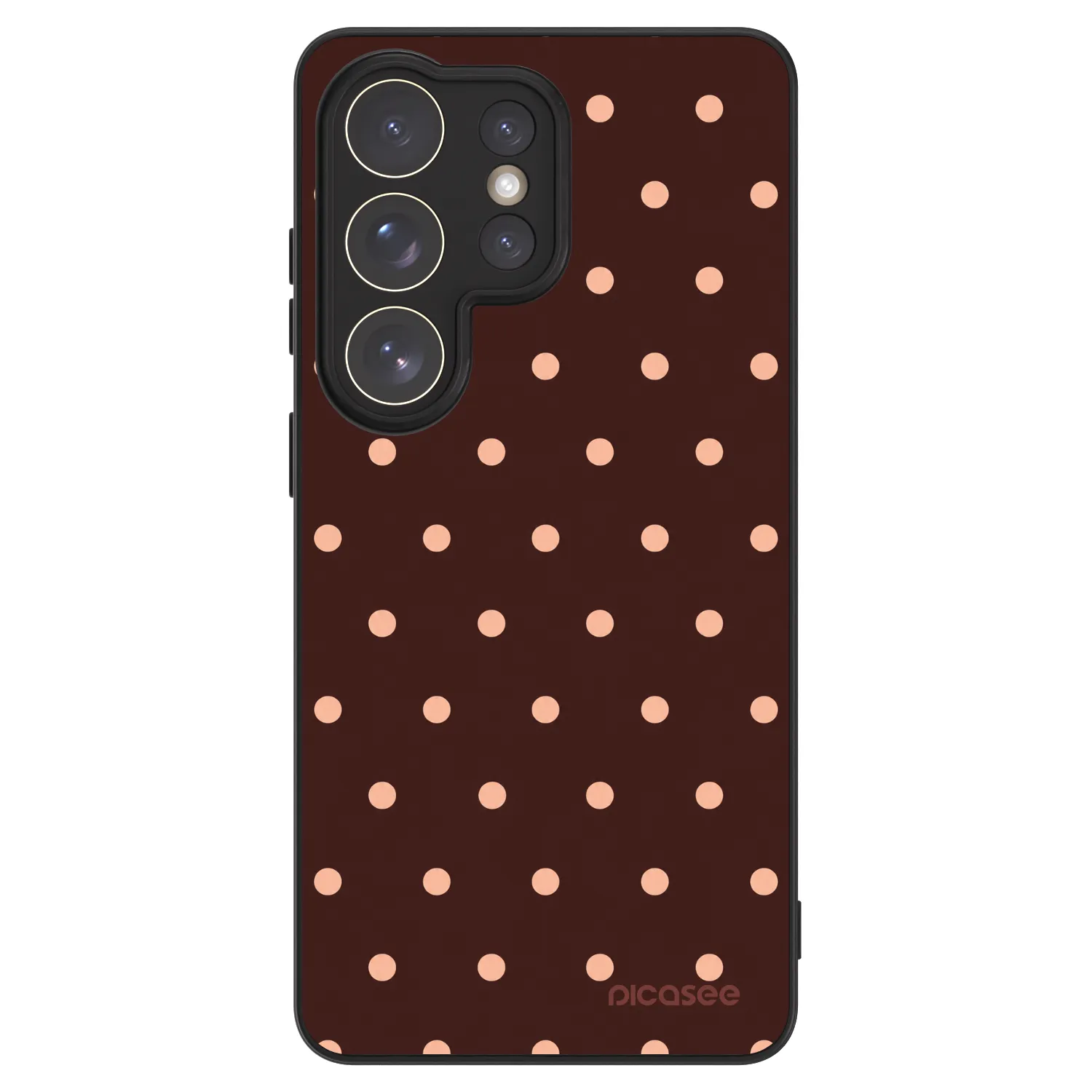 Picasee ULTIMATE CASE για Samsung Galaxy S26 Ultra - Peach Dots & Chocolate