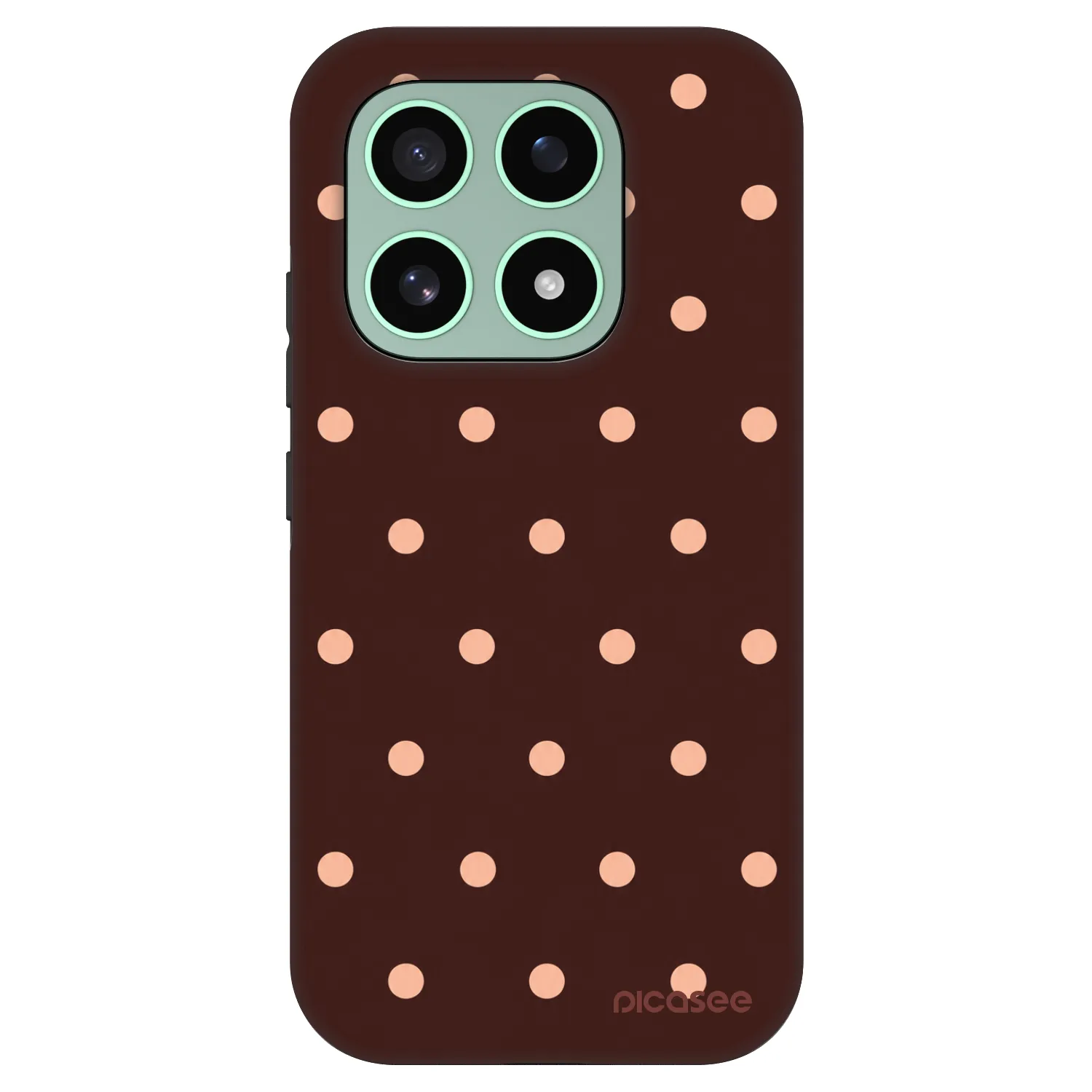 Picasee Fashion Case για Xiaomi 17 - Peach Dots & Chocolate
