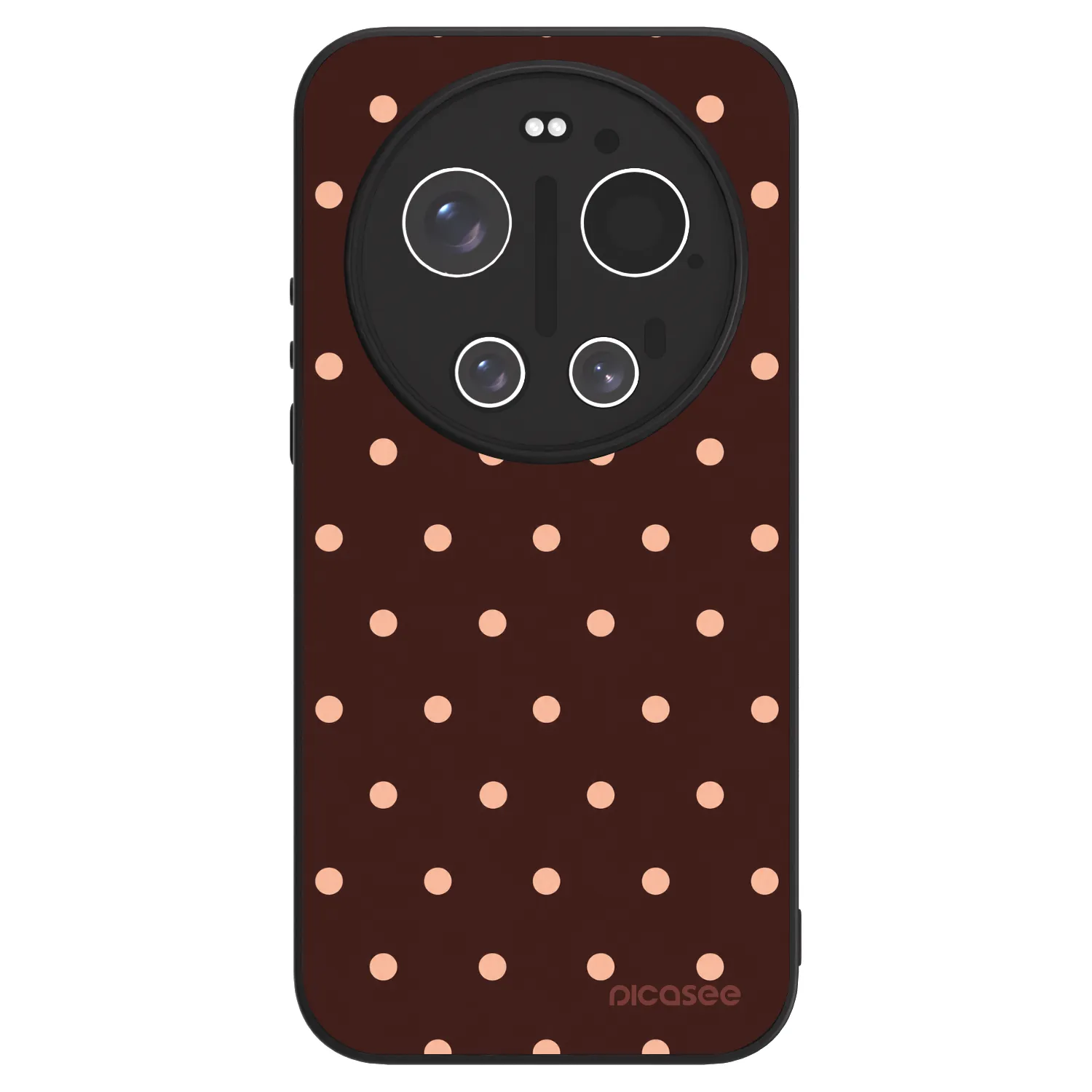 Picasee ULTIMATE CASE για Xiaomi 17 Ultra - Peach Dots & Chocolate