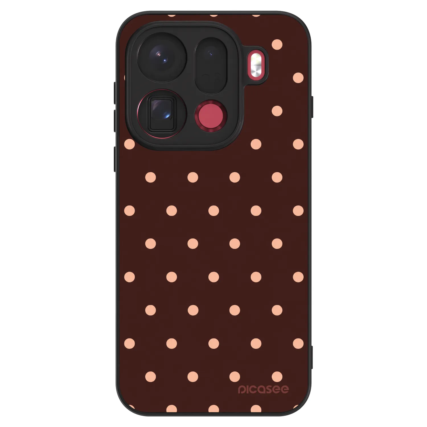 Picasee ULTIMATE CASE για OPPO Find X9 Pro - Peach Dots & Chocolate