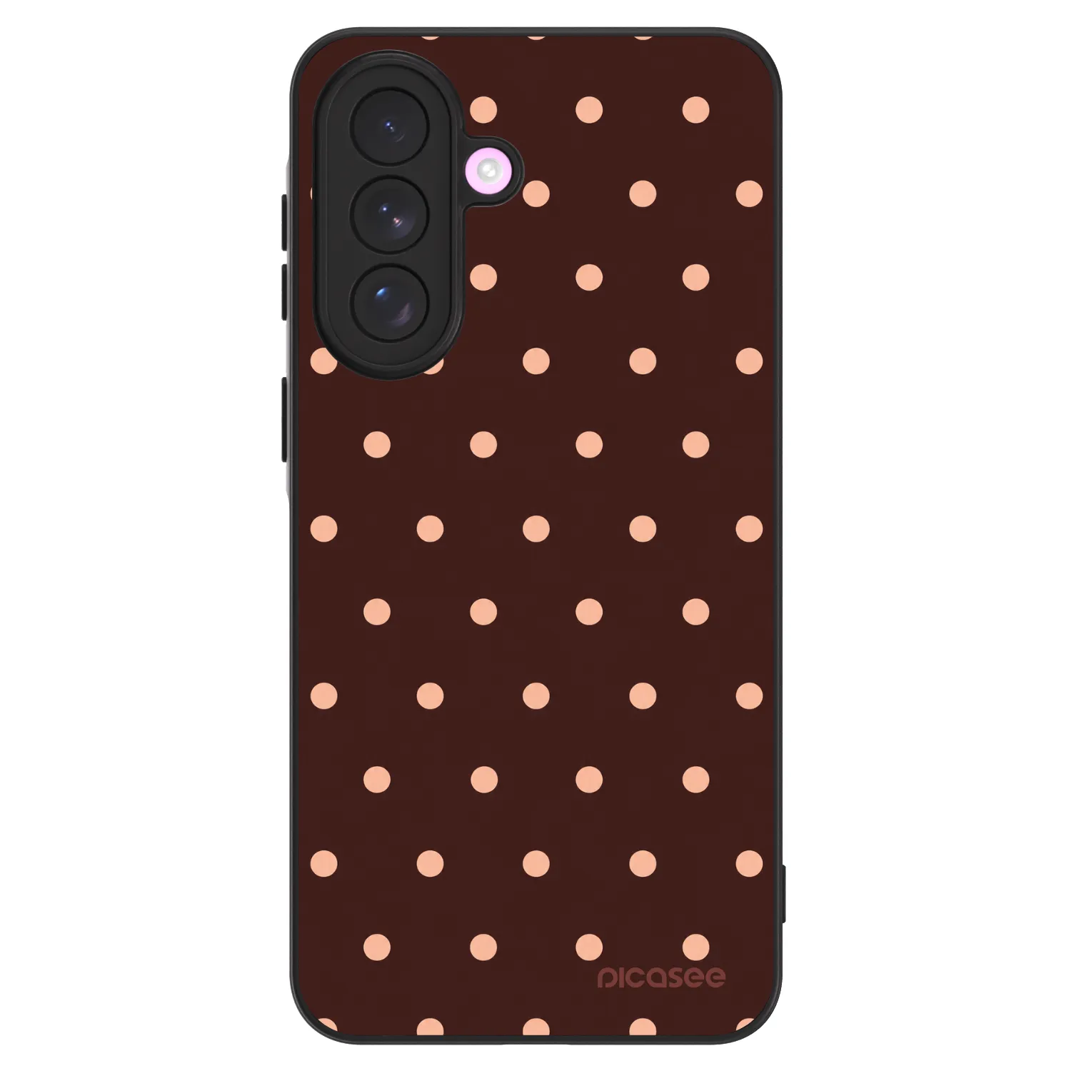 Picasee ULTIMATE CASE για Samsung Galaxy A57 5G - Peach Dots & Chocolate