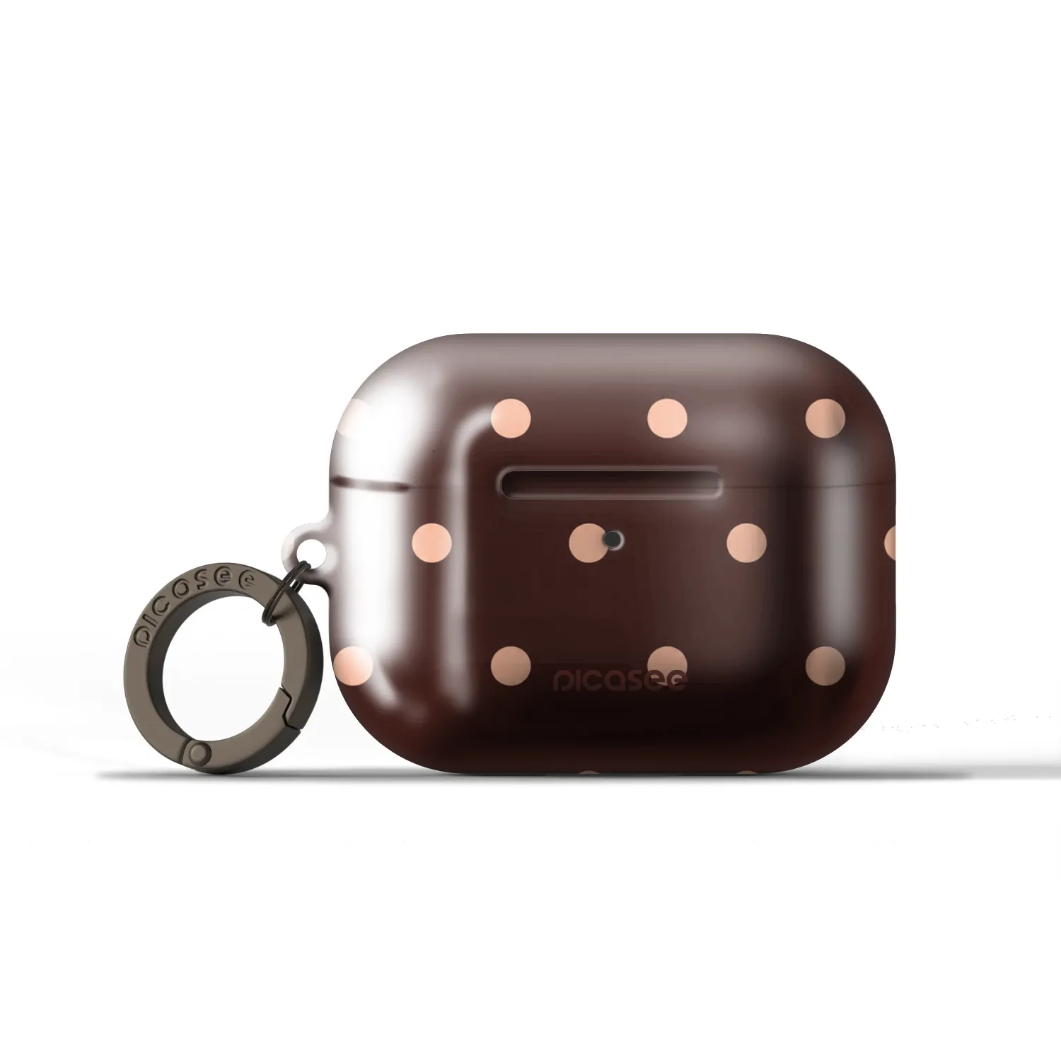 Picasee Obal pro Apple AirPods Pro 3 - Peach Dots & Chocolate