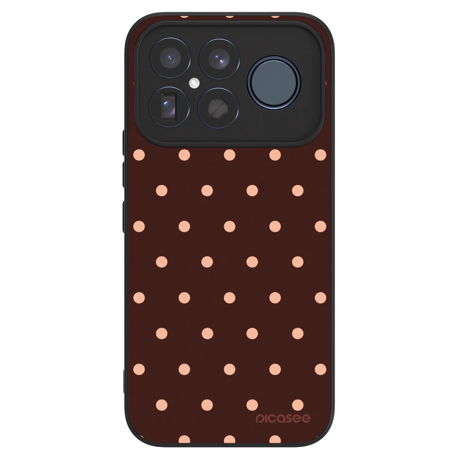 Picasee ULTIMATE CASE για Xiaomi Poco F8 Ultra - Peach Dots & Chocolate