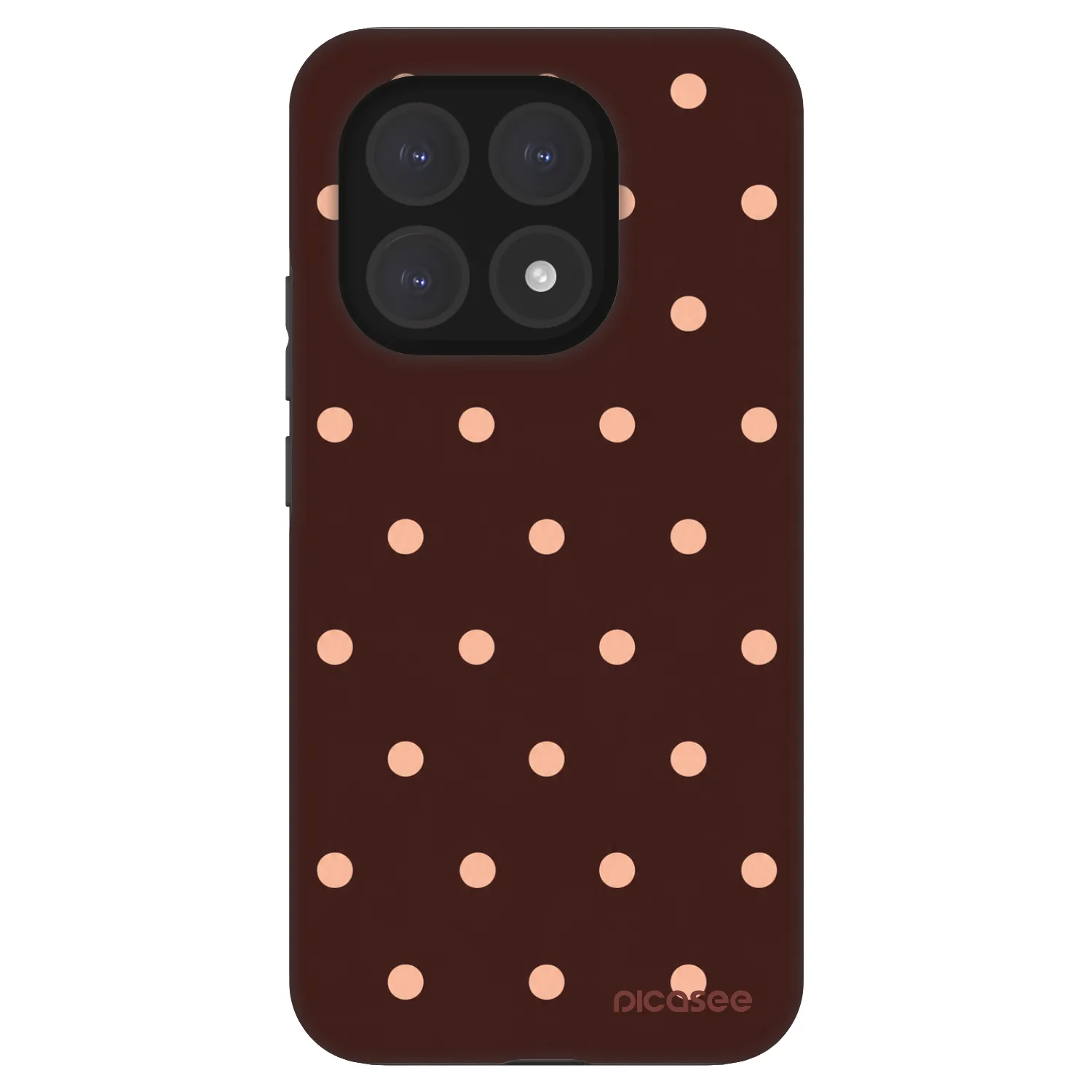 Picasee Fashion Case για Xiaomi 15T - Peach Dots & Chocolate