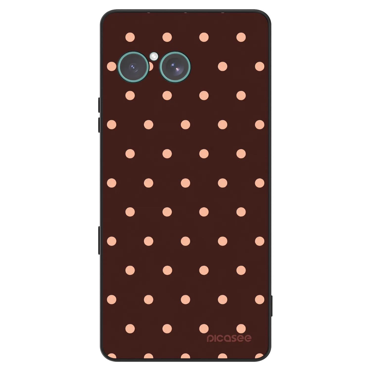 Picasee ULTIMATE CASE για Sony Xperia 10 VII - Peach Dots & Chocolate