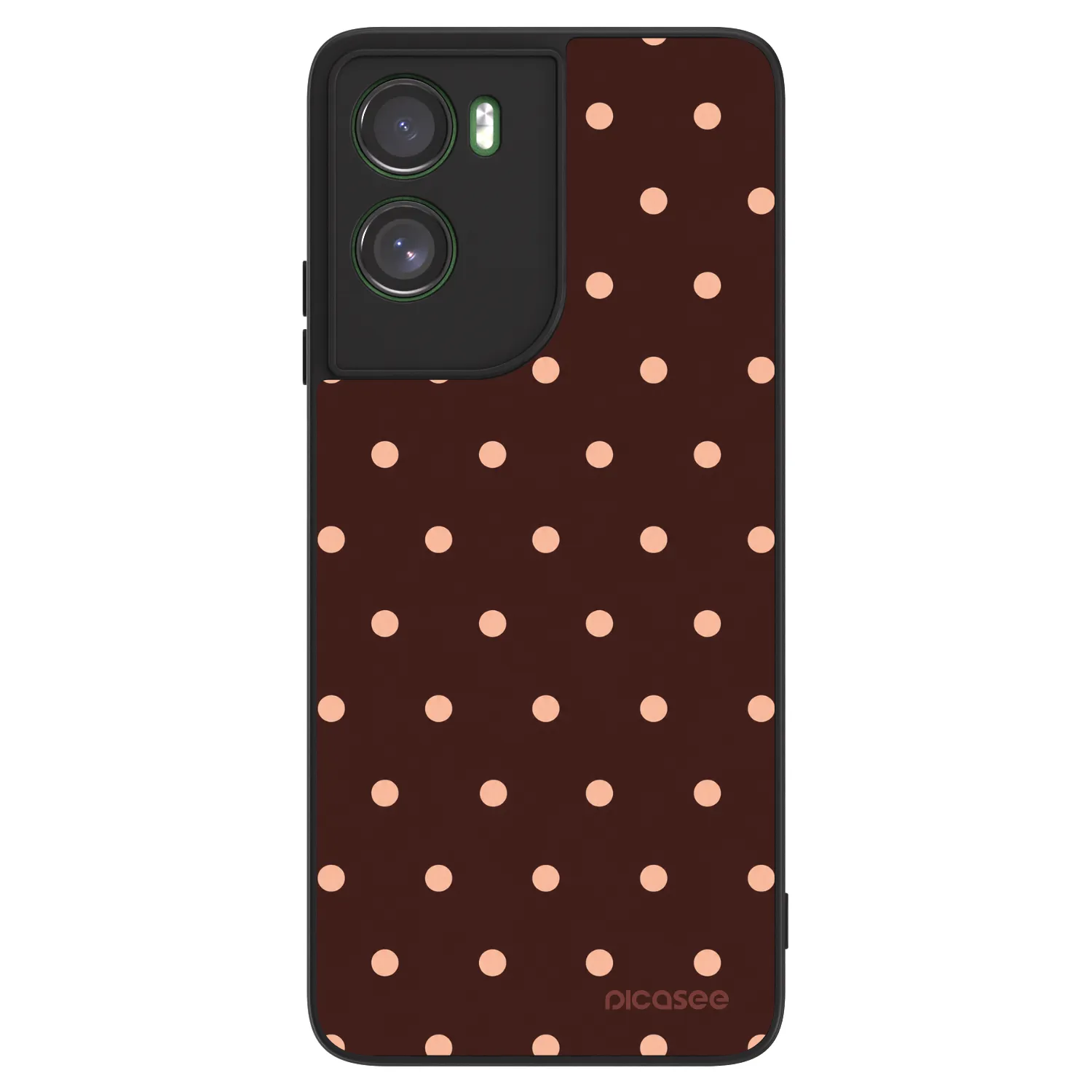 Picasee ULTIMATE CASE για Motorola Moto G06 - Peach Dots & Chocolate