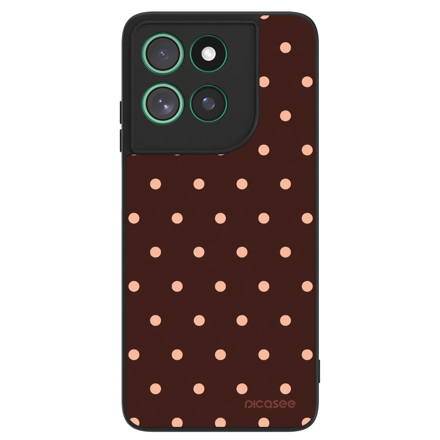 Picasee ULTIMATE CASE για Motorola Moto G57 Power - Peach Dots & Chocolate
