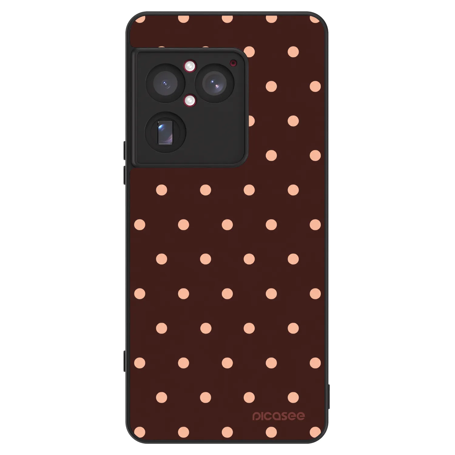 Picasee ULTIMATE CASE για Sony Xperia 1 VIII 5G - Peach Dots & Chocolate