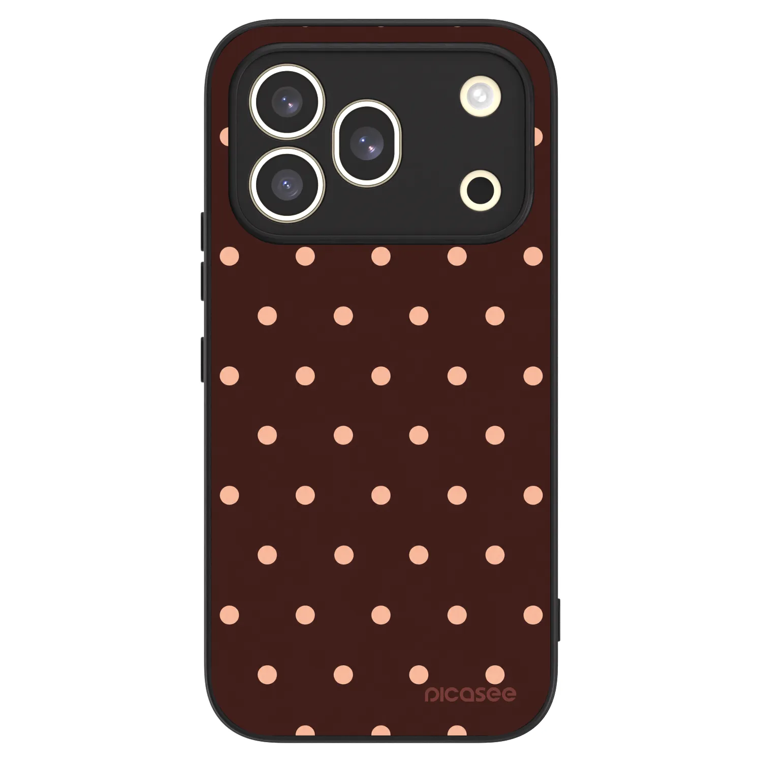 Picasee ULTIMATE CASE για Honor 600 Pro - Peach Dots & Chocolate
