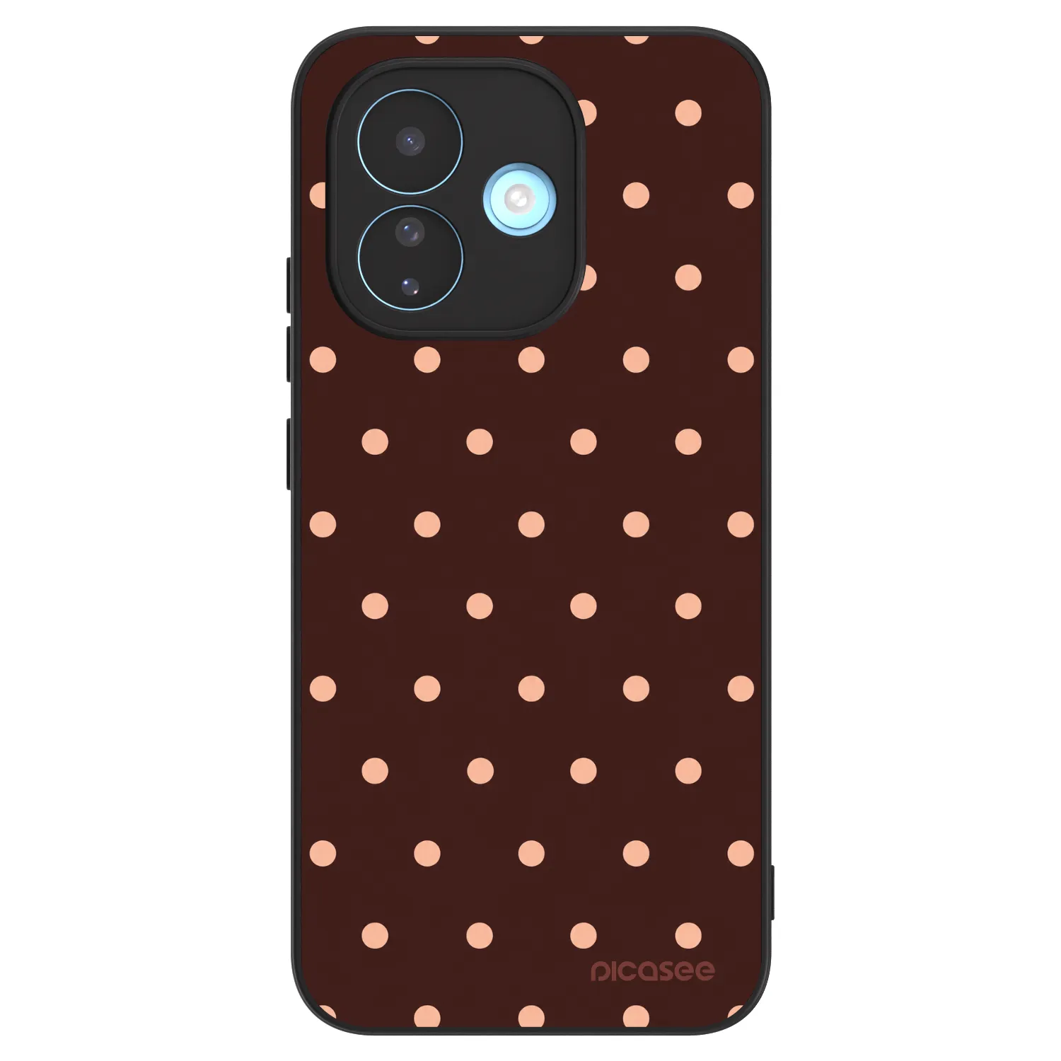Picasee ULTIMATE CASE για Xiaomi Redmi Note 17 Pro 5G - Peach Dots & Chocolate