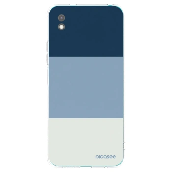 Picasee Μαύρη θήκη σιλικόνης για Xiaomi Redmi 9A - Coastal Blue