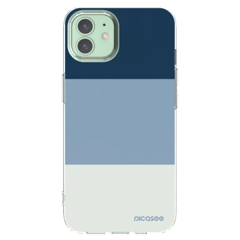 Picasee διαφανής θήκη σιλικόνης Apple iPhone 12 - Coastal Blue
