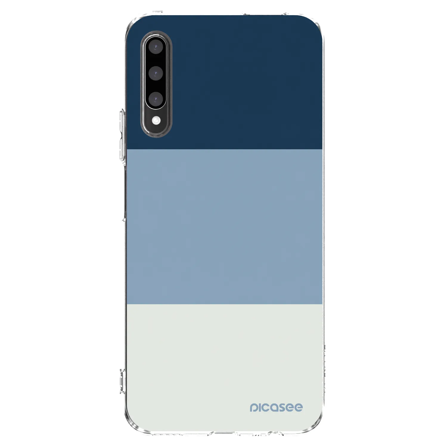 Picasee διαφανής θήκη σιλικόνης Honor 9X Pro - Coastal Blue