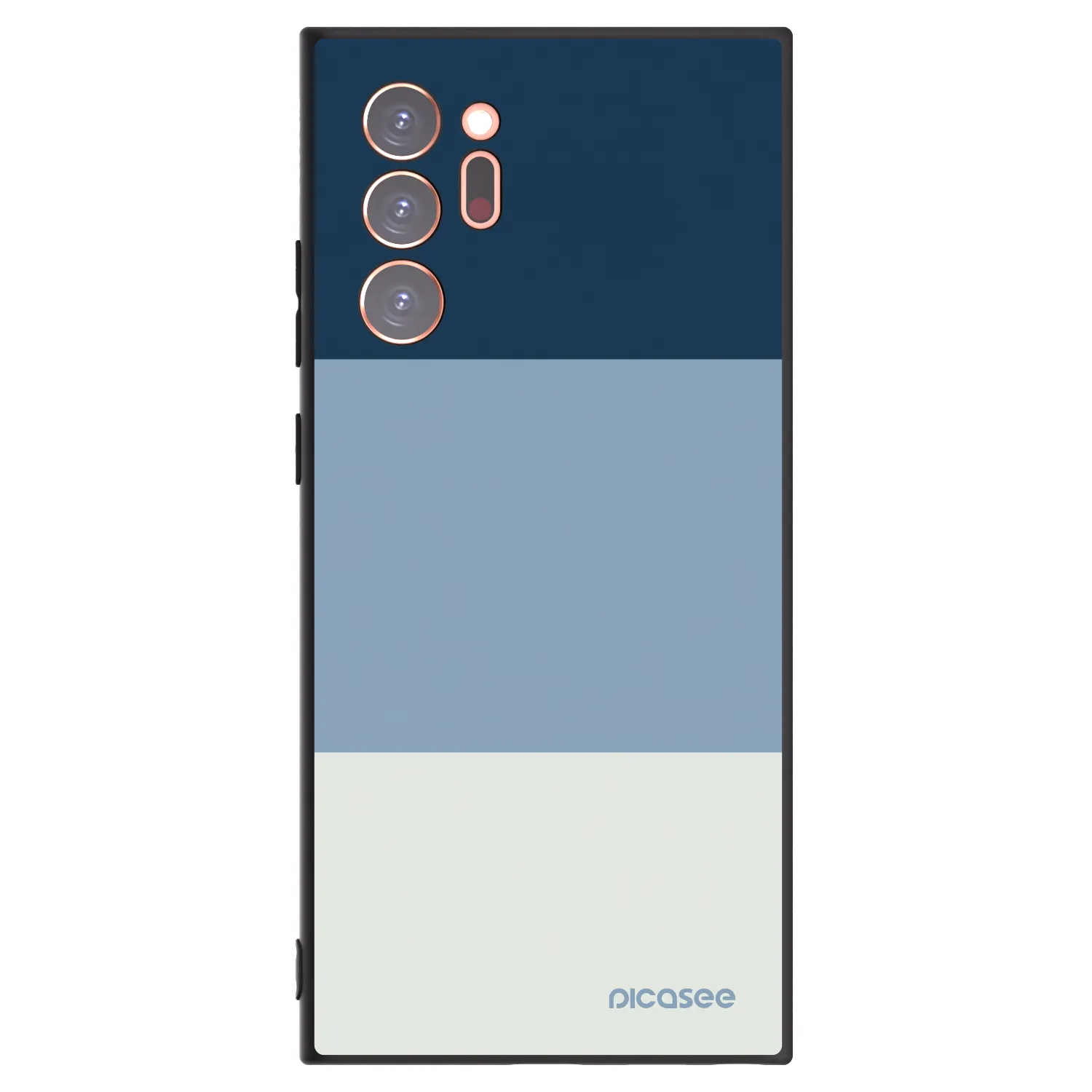 Picasee Μαύρη θήκη σιλικόνης για Samsung Galaxy Note 20 Ultra - Coastal Blue