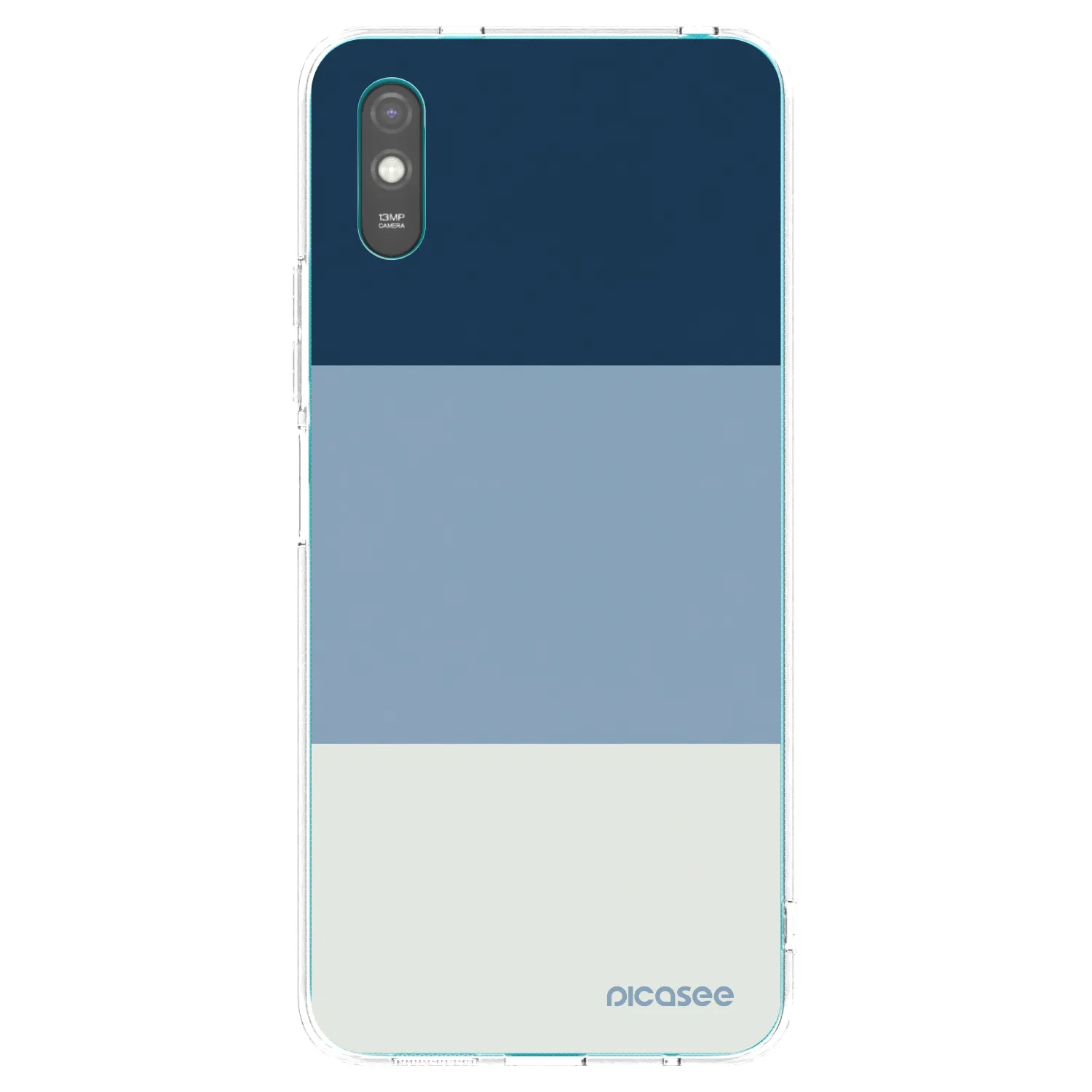 Picasee διαφανής θήκη σιλικόνης Xiaomi Redmi 9A - Coastal Blue