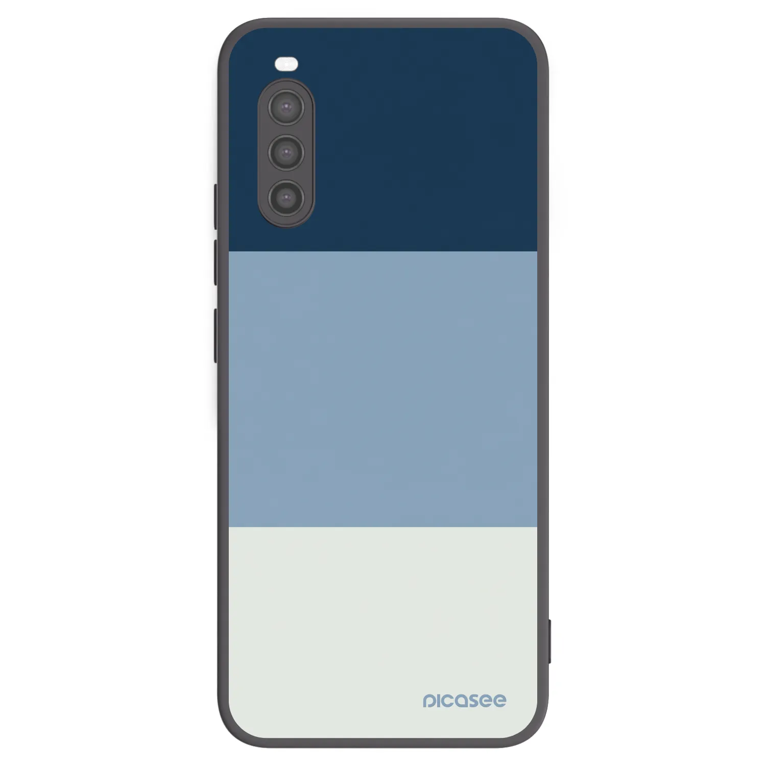 Picasee Μαύρη θήκη σιλικόνης για Sony Xperia 10 II - Coastal Blue