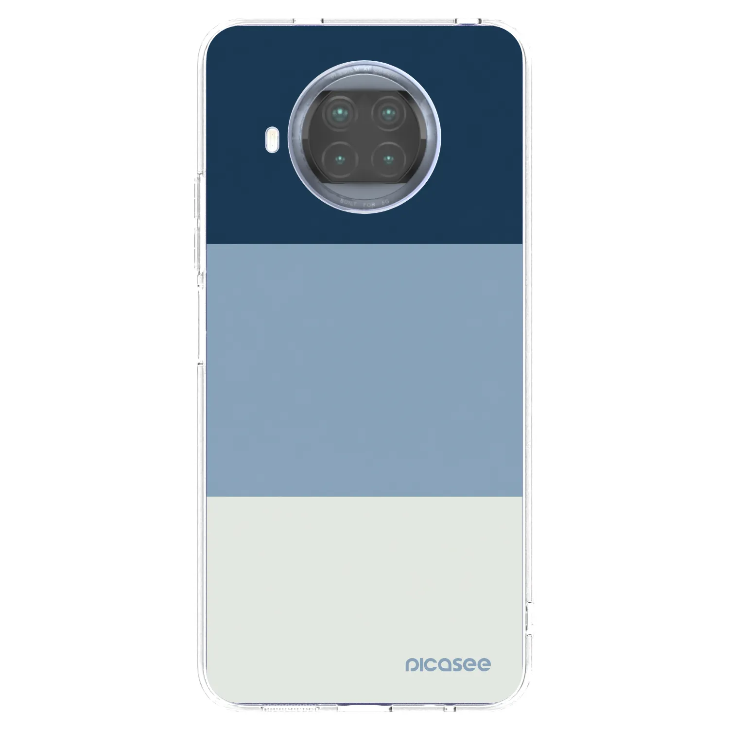 Picasee διαφανής θήκη σιλικόνης Xiaomi Mi 10T Lite - Coastal Blue