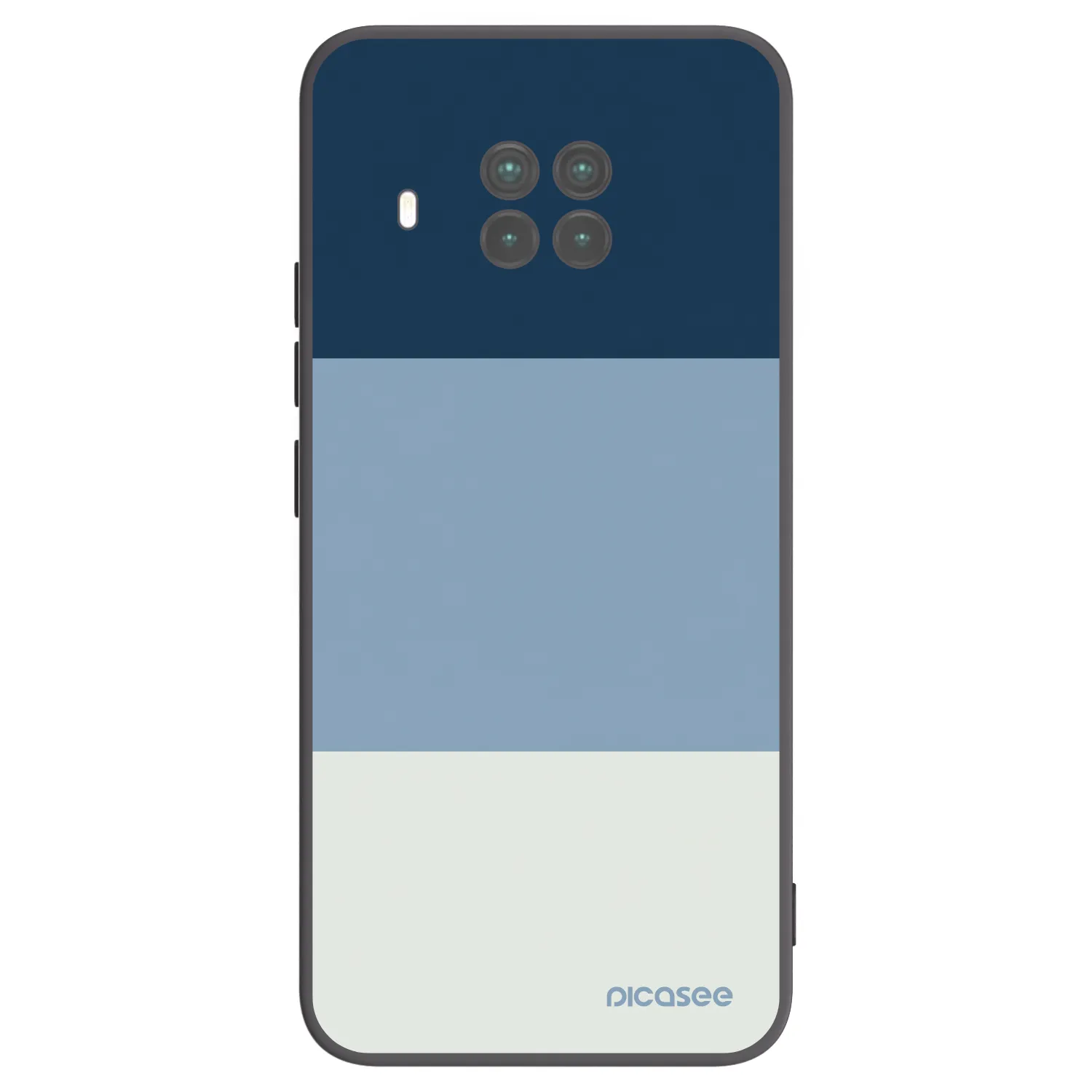 Picasee Μαύρη θήκη σιλικόνης για Xiaomi Mi 10T Lite - Coastal Blue