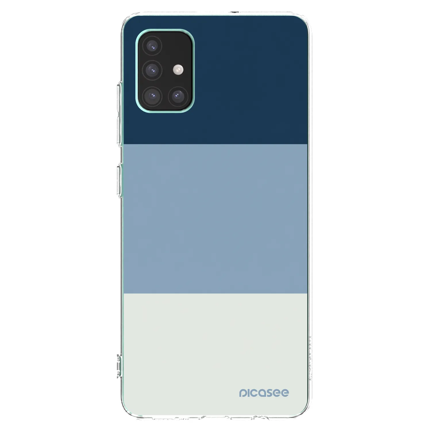 Picasee διαφανής θήκη σιλικόνης Samsung Galaxy M51 M515F - Coastal Blue