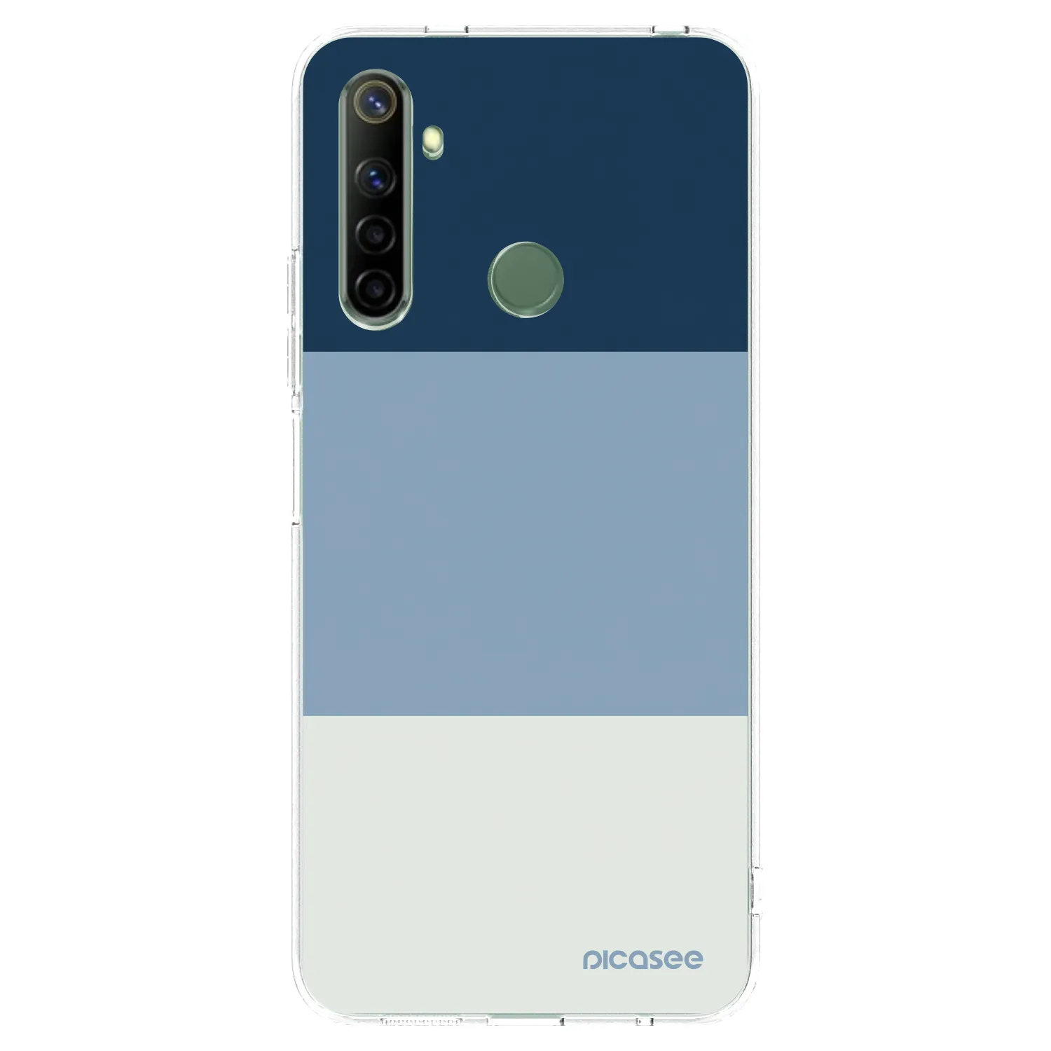 Picasee διαφανής θήκη σιλικόνης Realme 6i - Coastal Blue