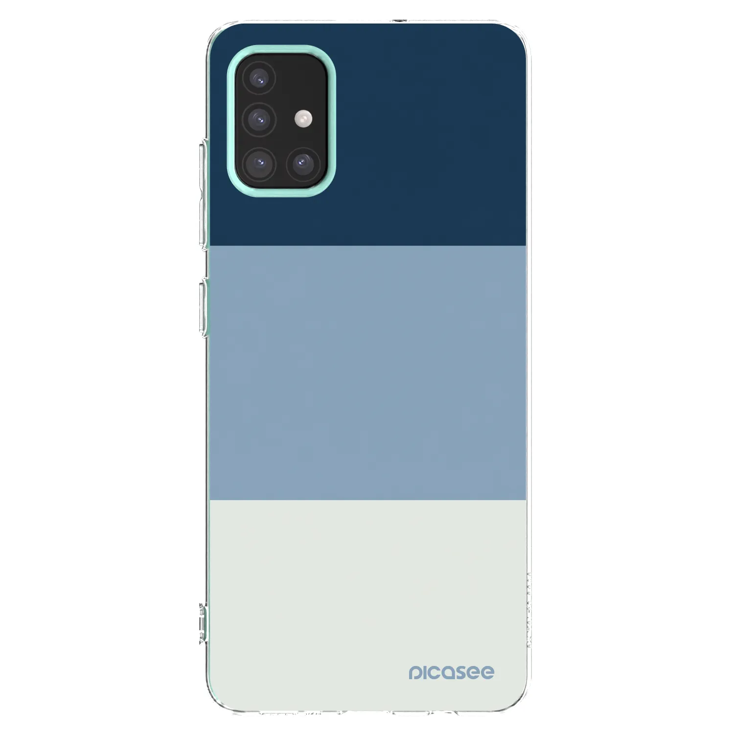 Picasee διαφανής θήκη σιλικόνης Samsung Galaxy M31s - Coastal Blue