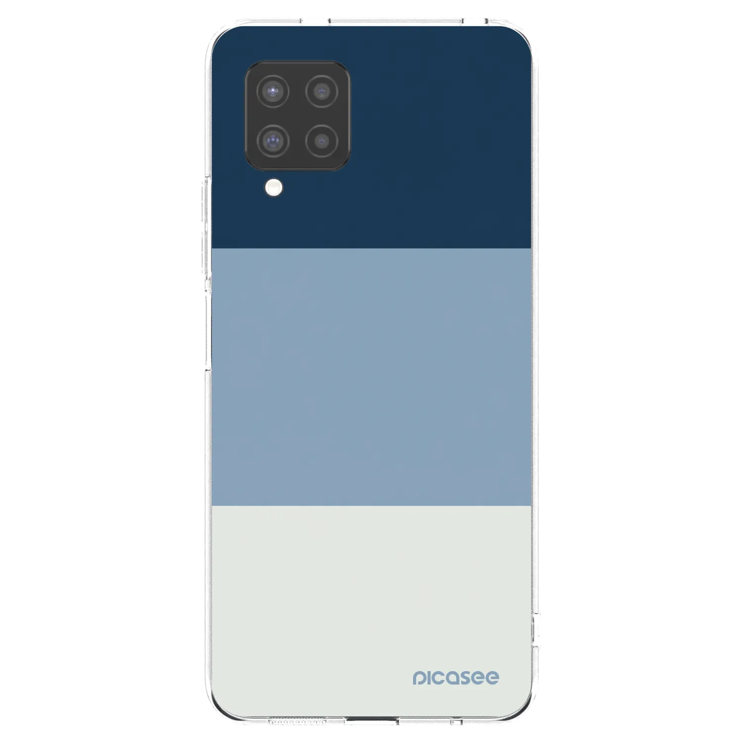 Picasee διαφανής θήκη σιλικόνης Samsung Galaxy A42 A426B - Coastal Blue