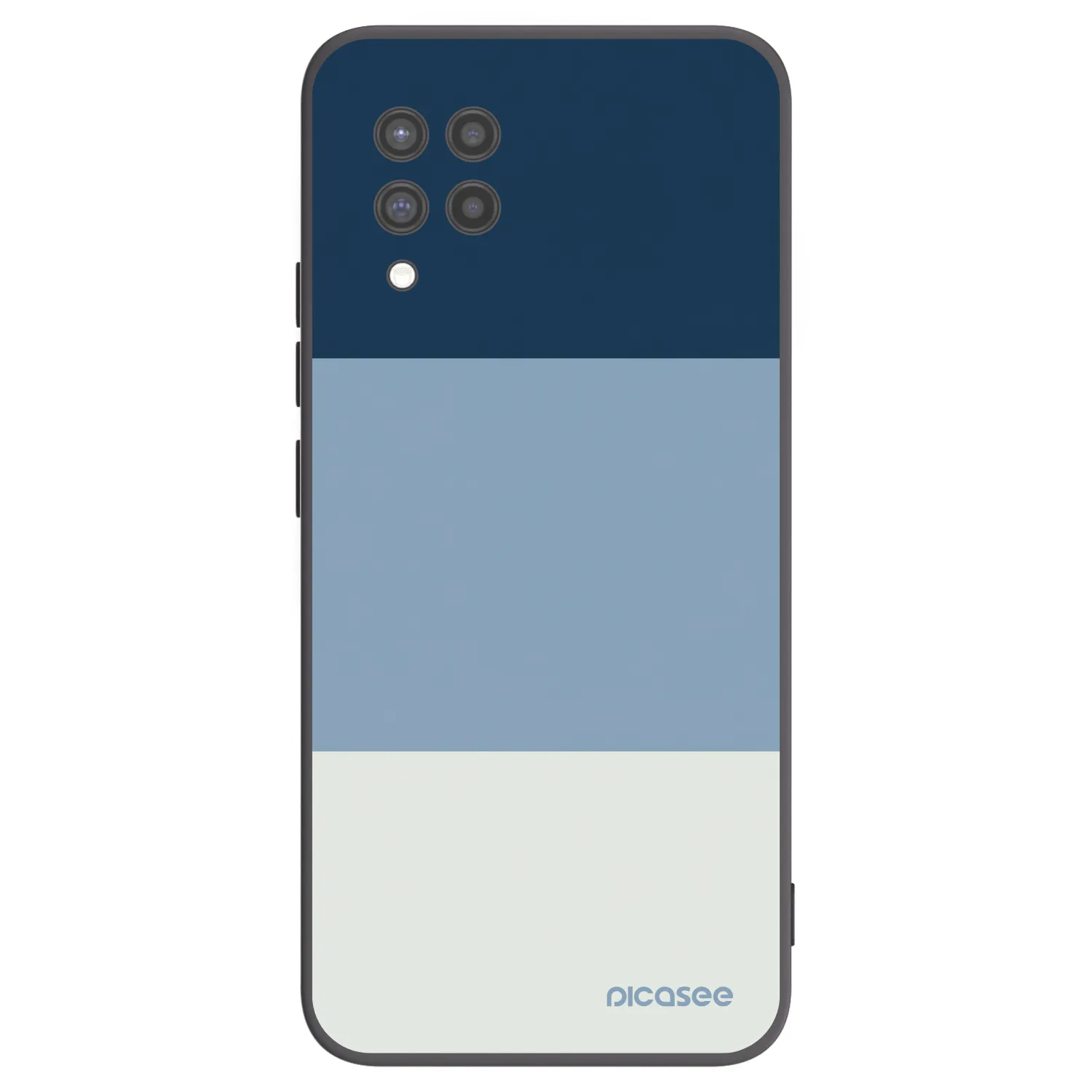 Picasee Μαύρη θήκη σιλικόνης για Samsung Galaxy A42 A426B - Coastal Blue