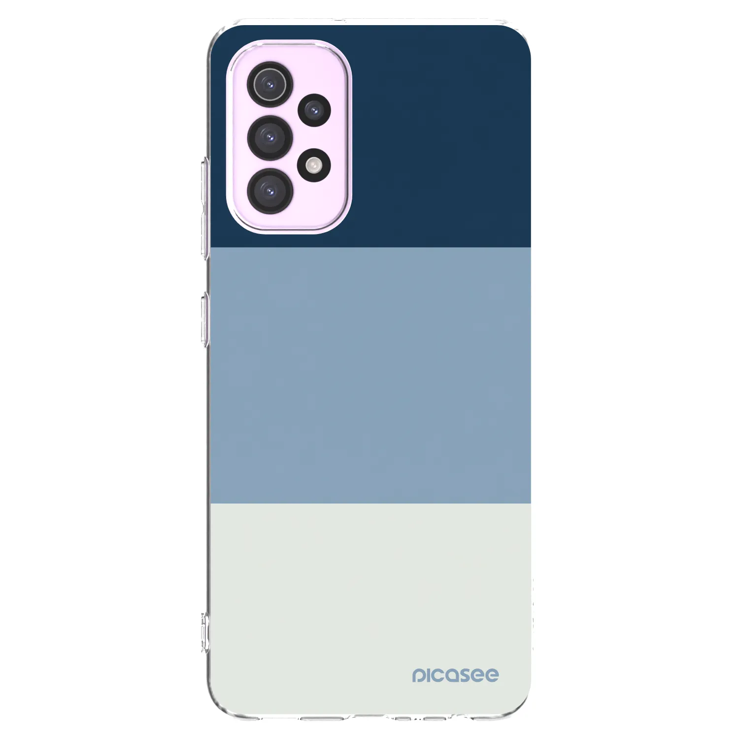 Picasee διαφανής θήκη σιλικόνης Samsung Galaxy A32 5G A326B - Coastal Blue