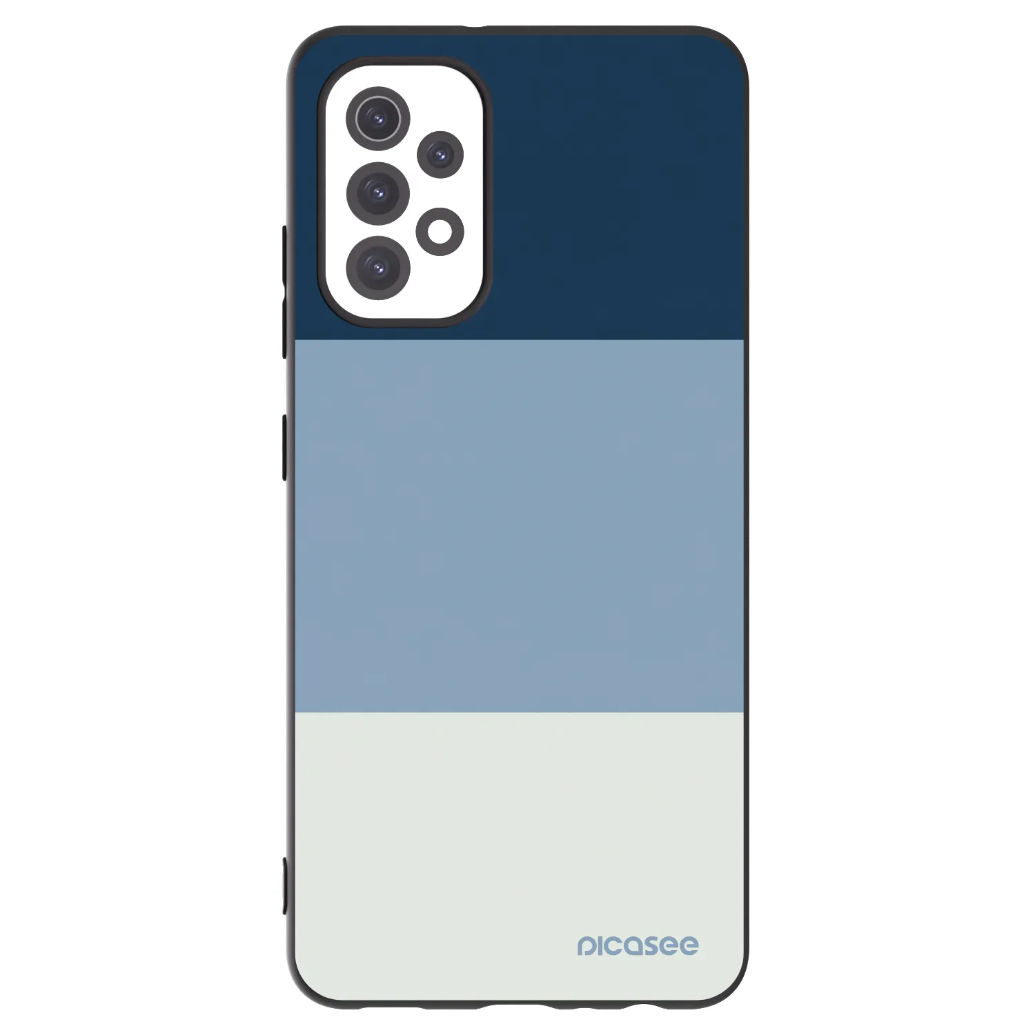 Picasee Μαύρη θήκη σιλικόνης για Samsung Galaxy A32 5G A326B - Coastal Blue