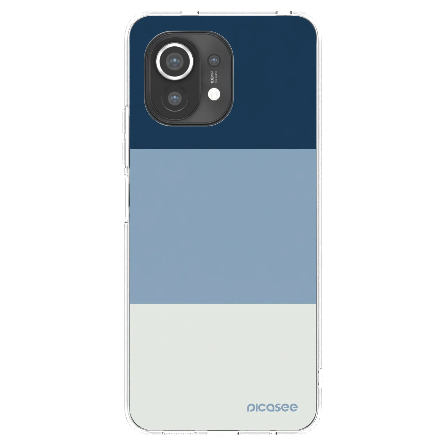 Picasee διαφανής θήκη σιλικόνης Xiaomi Mi 11 - Coastal Blue