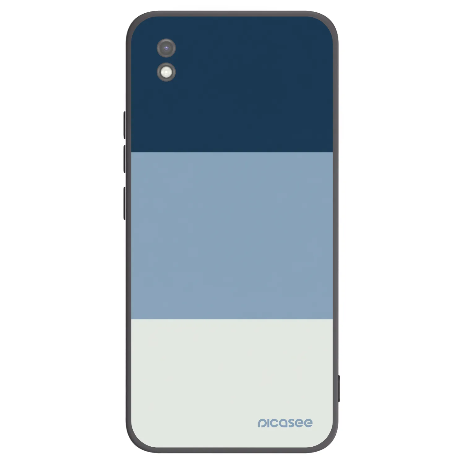 Picasee Μαύρη θήκη σιλικόνης για Xiaomi Redmi 9AT - Coastal Blue