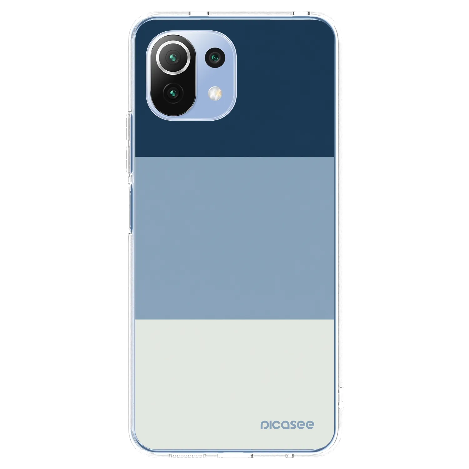 Picasee διαφανής θήκη σιλικόνης Xiaomi Mi 11 Lite - Coastal Blue