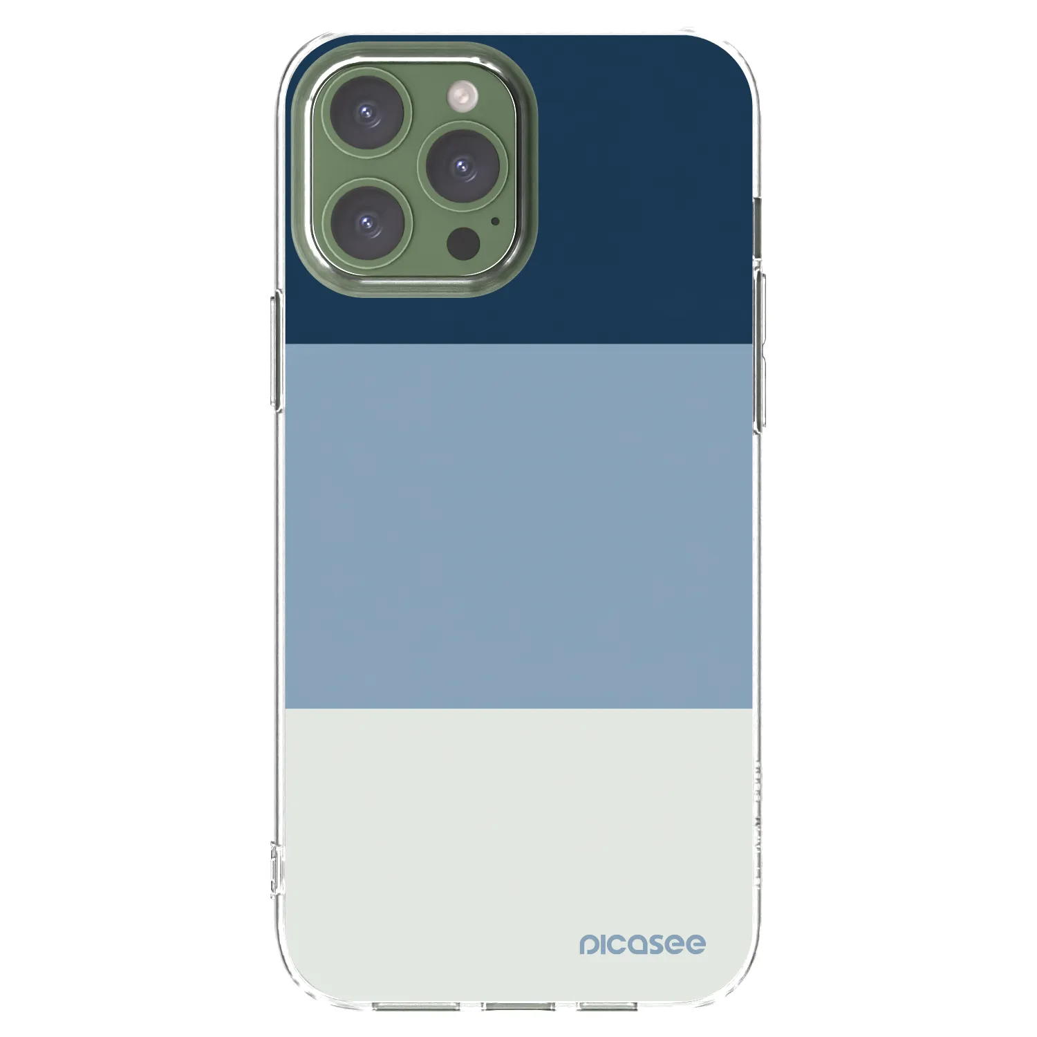 Picasee διαφανής θήκη σιλικόνης Apple iPhone 13 Pro Max - Coastal Blue
