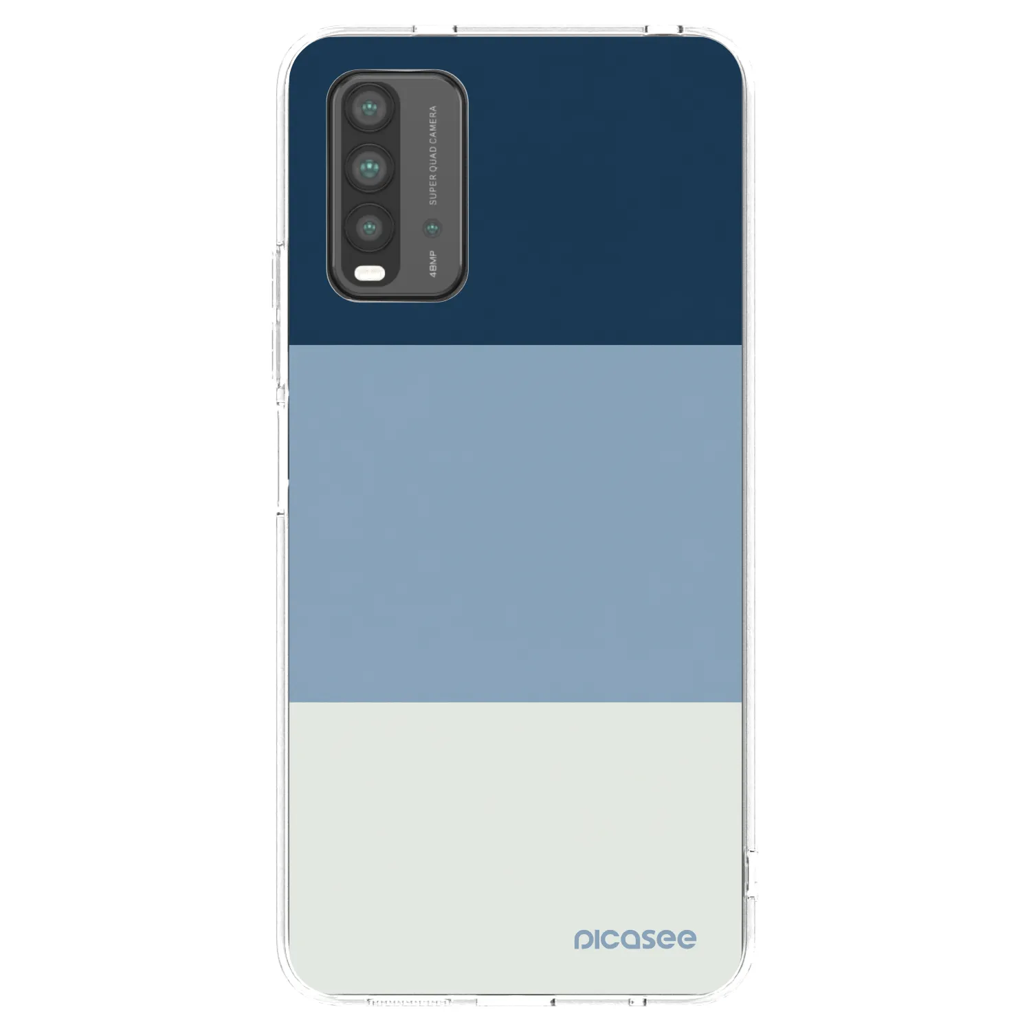 Picasee διαφανής θήκη σιλικόνης Xiaomi Redmi 9T - Coastal Blue