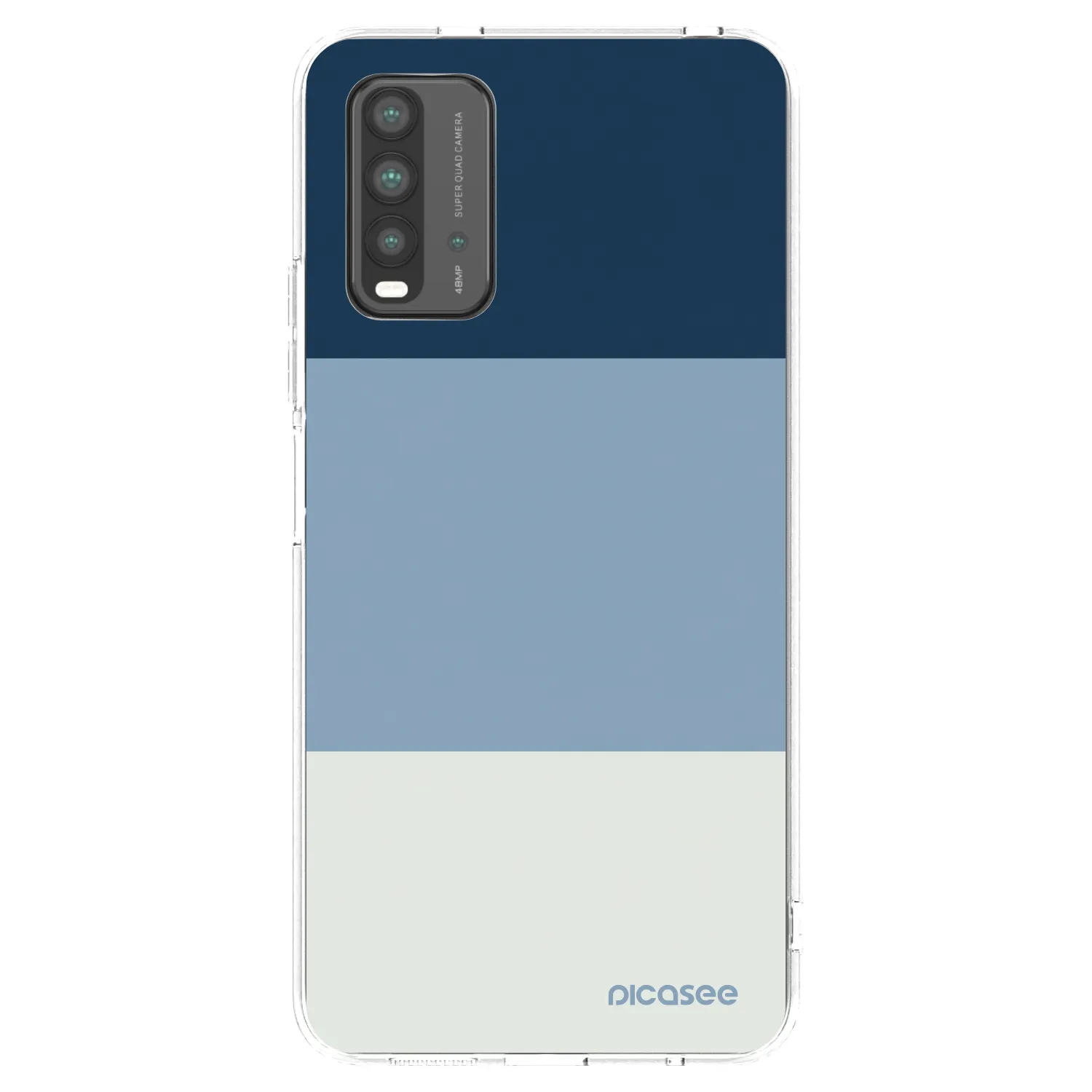 Picasee Μαύρη θήκη σιλικόνης για Xiaomi Redmi 9T - Coastal Blue
