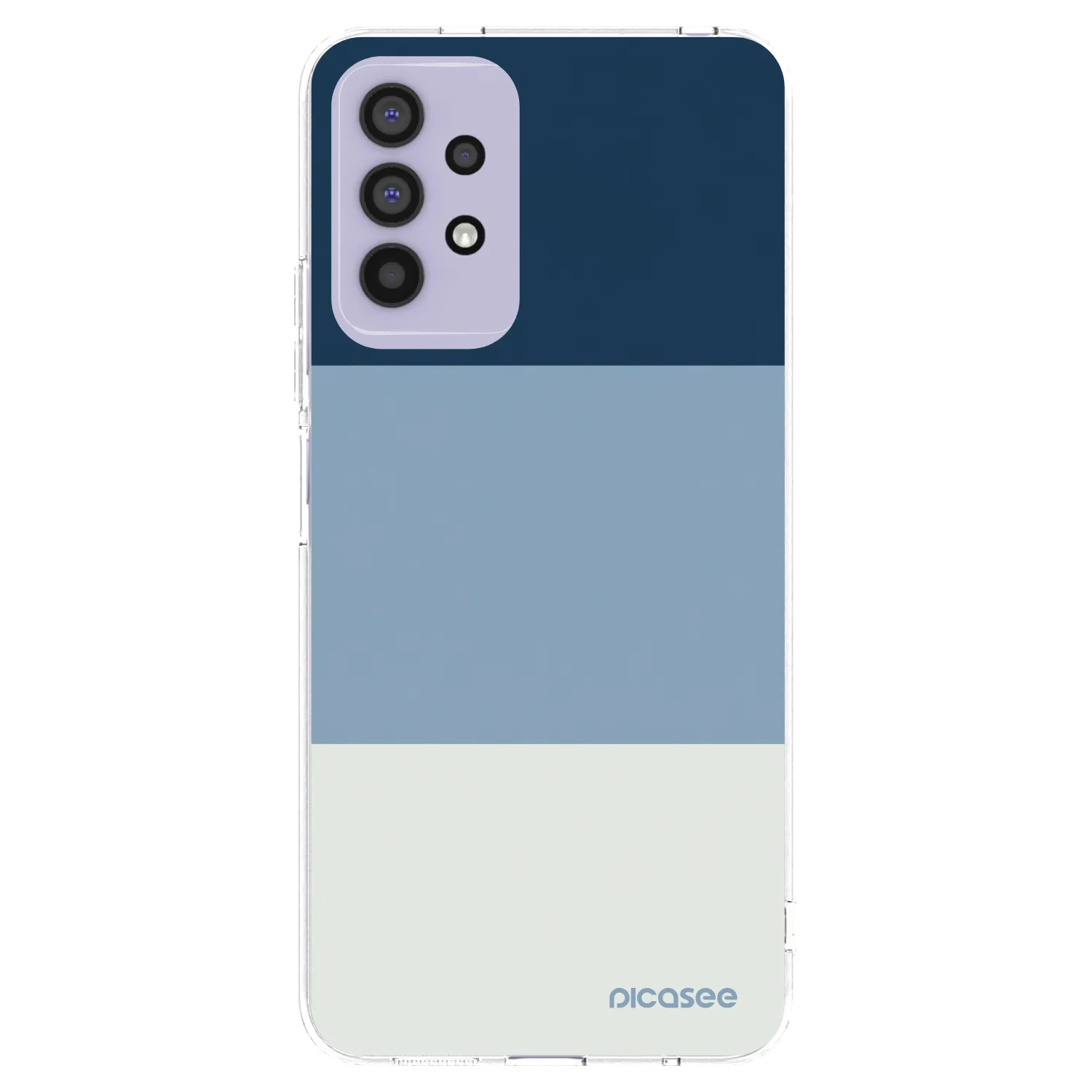 Picasee διαφανής θήκη σιλικόνης Samsung Galaxy A32 4G SM-A325F - Coastal Blue