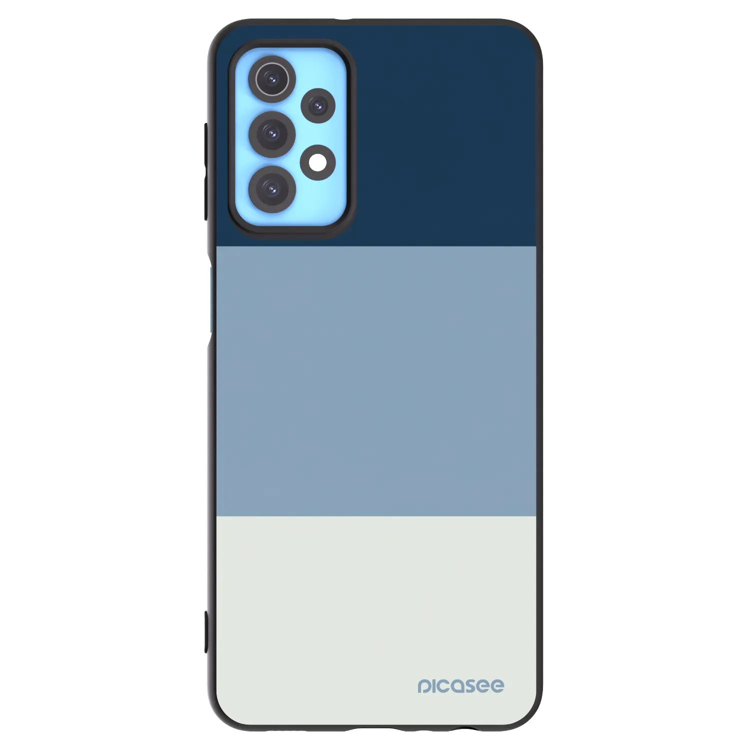 Picasee Μαύρη θήκη σιλικόνης για Samsung Galaxy A32 4G SM-A325F - Coastal Blue
