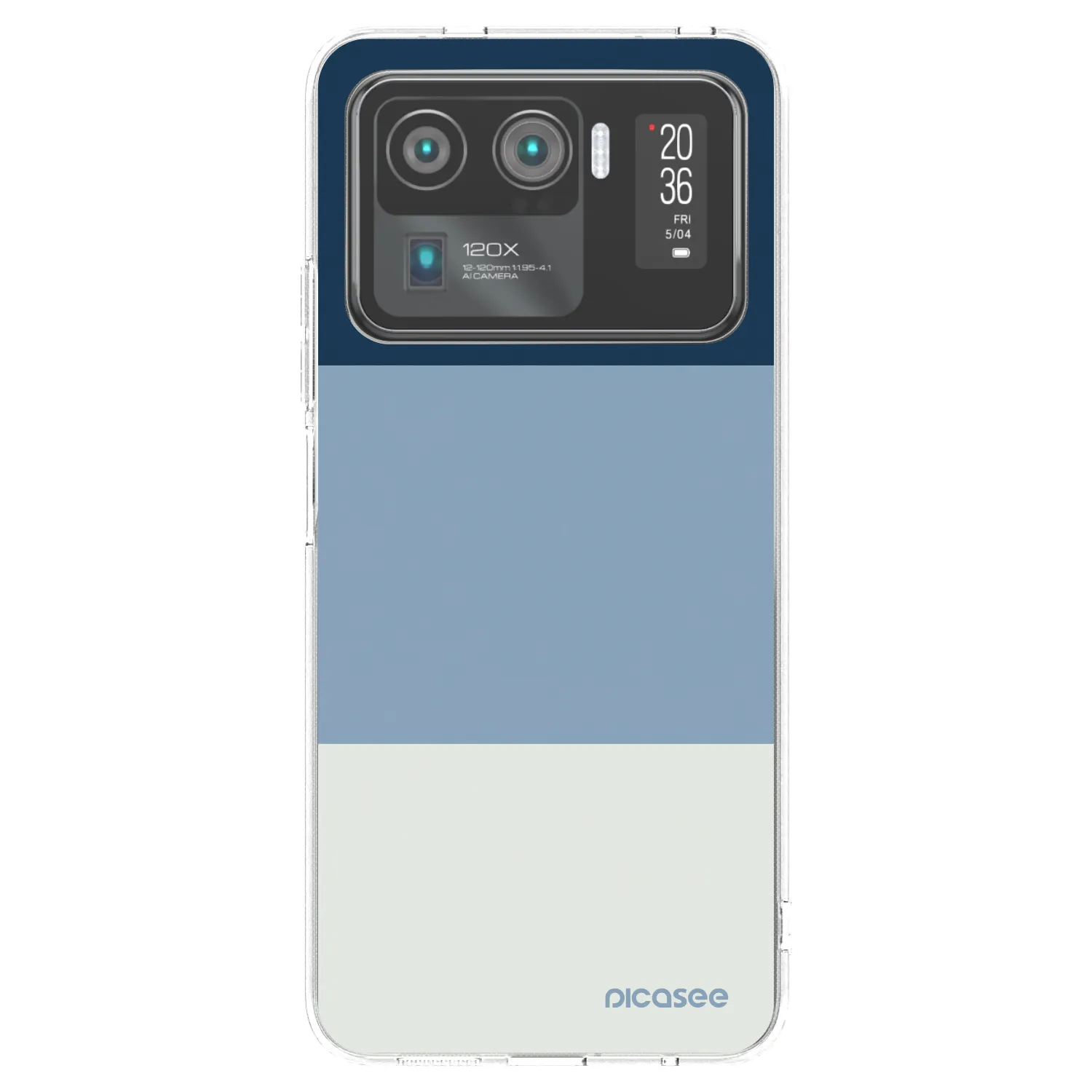 Picasee διαφανής θήκη σιλικόνης Xiaomi Mi 11 Ultra - Coastal Blue