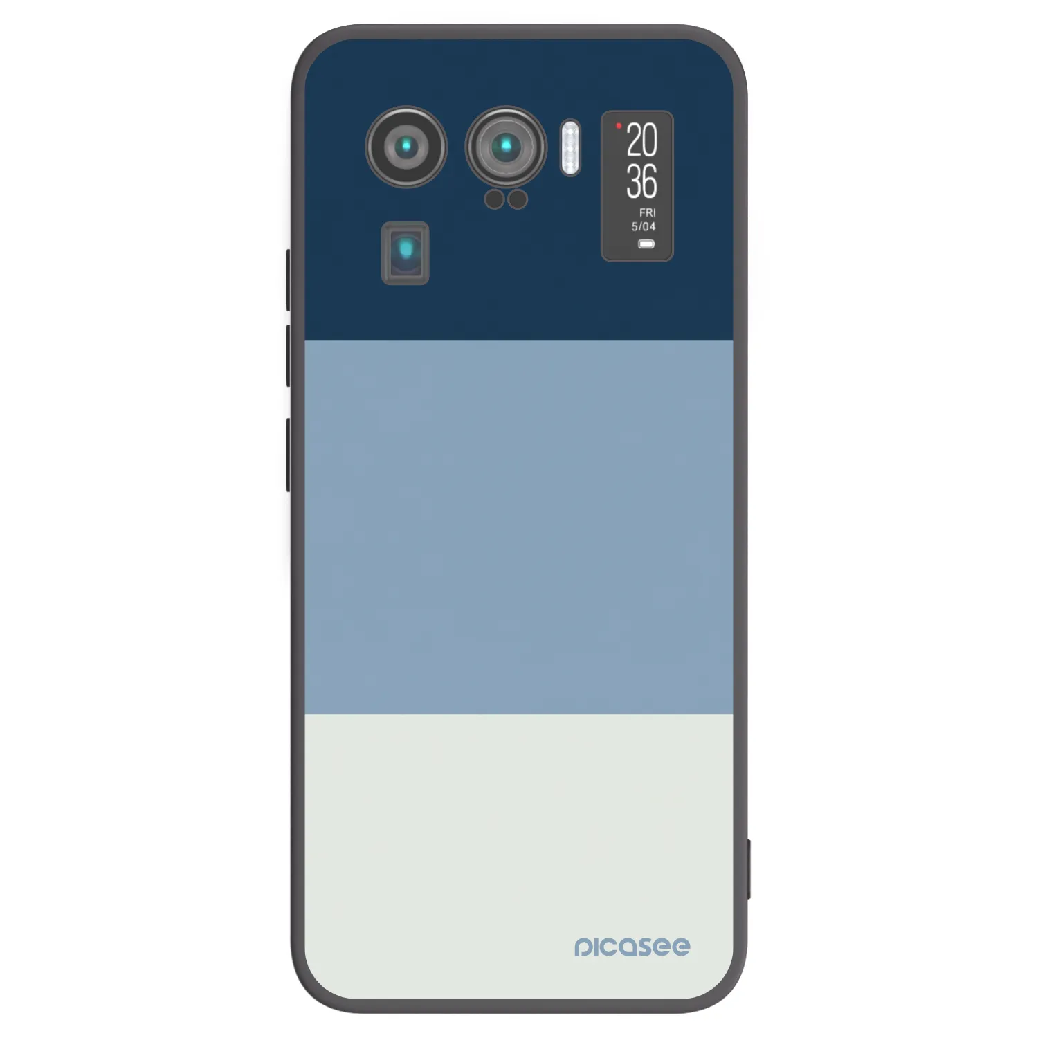 Picasee Μαύρη θήκη σιλικόνης για Xiaomi Mi 11 Ultra - Coastal Blue