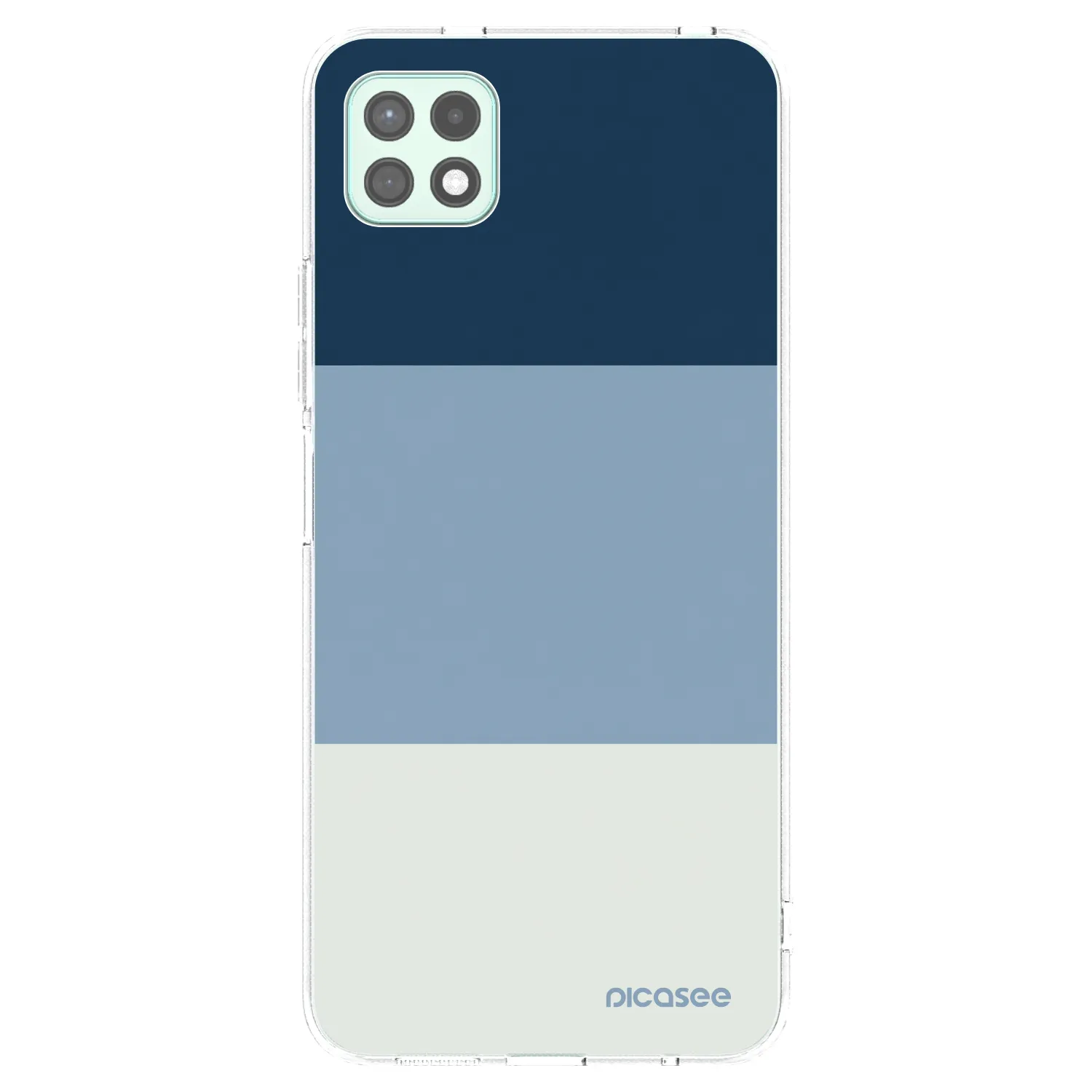 Picasee διαφανής θήκη σιλικόνης Samsung Galaxy A22 A226B 5G - Coastal Blue