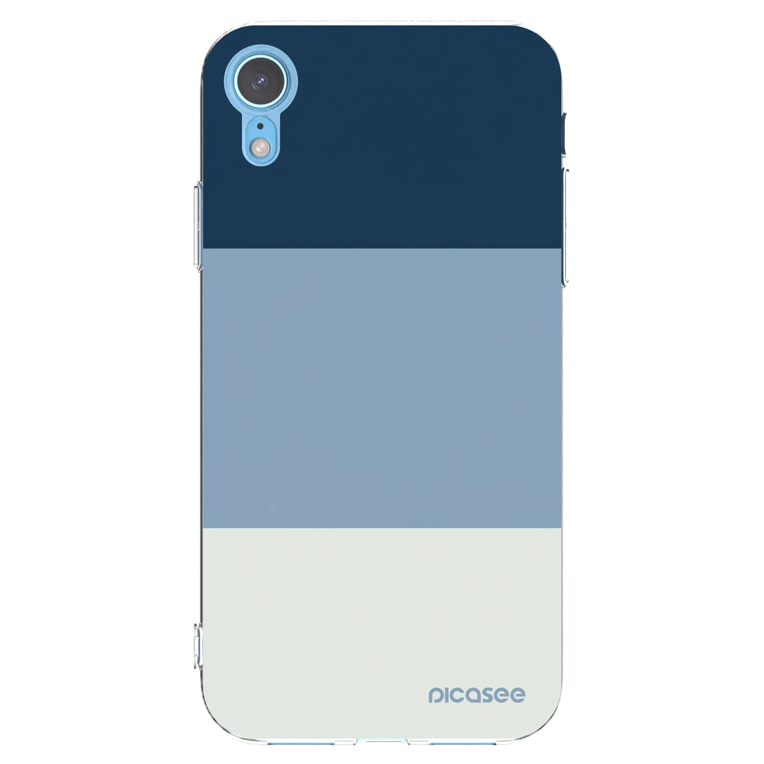 Picasee διαφανής θήκη σιλικόνης Apple iPhone XR - Coastal Blue