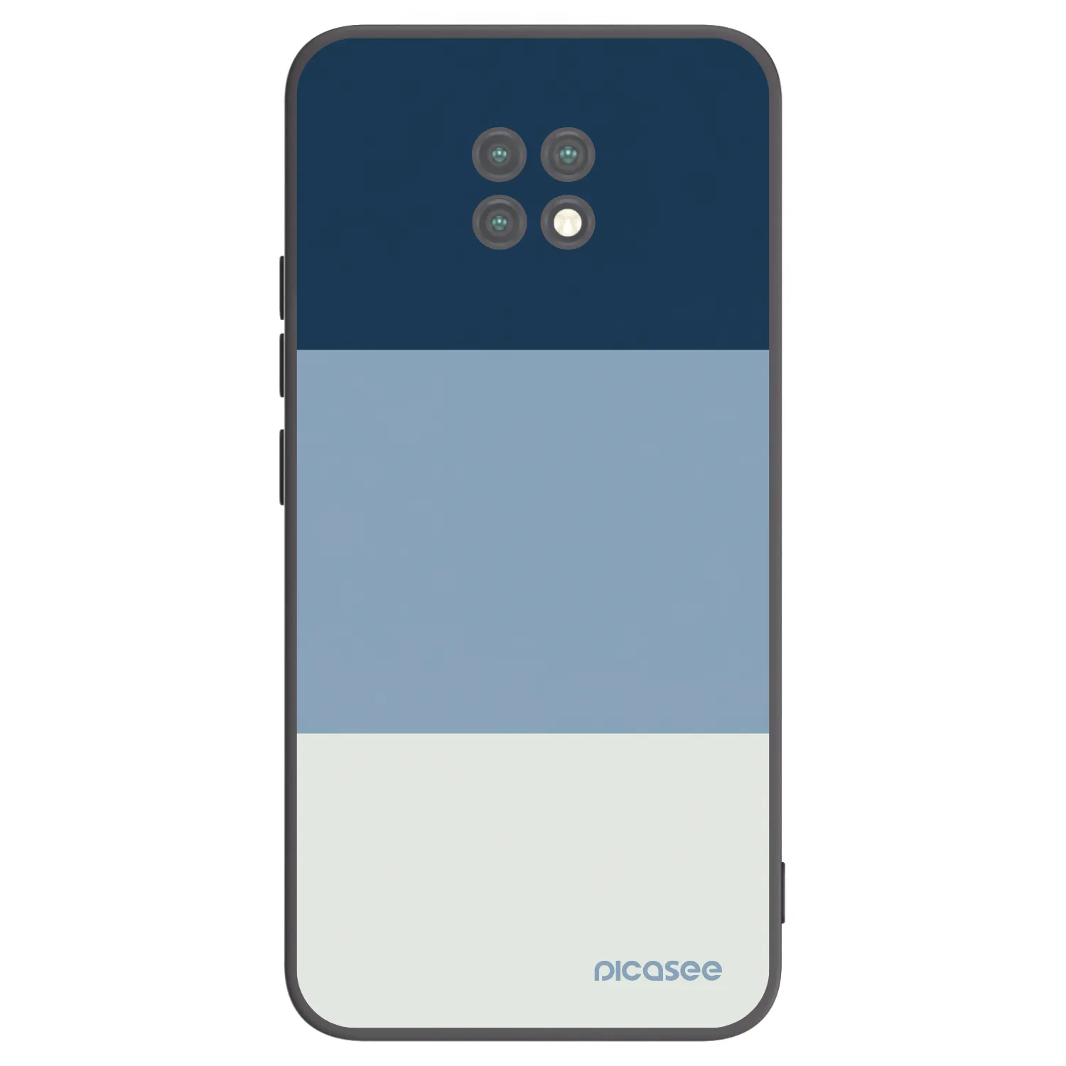 Picasee Μαύρη θήκη σιλικόνης για Xiaomi Redmi Note 9T - Coastal Blue