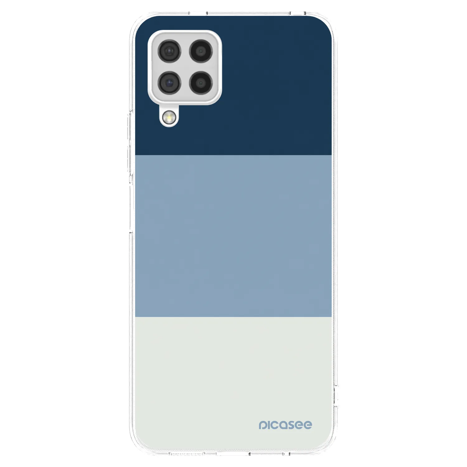 Picasee διαφανής θήκη σιλικόνης Samsung Galaxy A22 A225F 4G - Coastal Blue