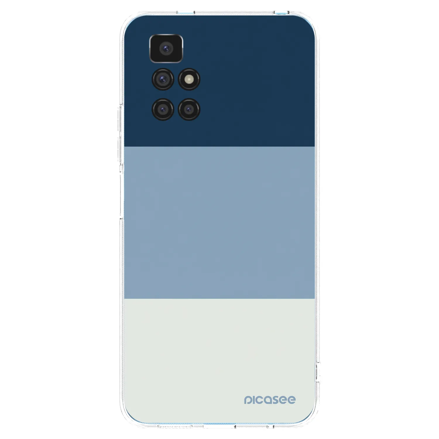 Picasee διαφανής θήκη σιλικόνης Xiaomi Redmi 10 - Coastal Blue